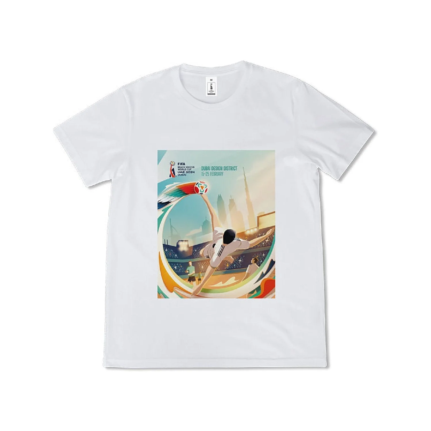 FIFA Beach Soccer World Cup 2024™ White Poster T-Shirt - Unisex