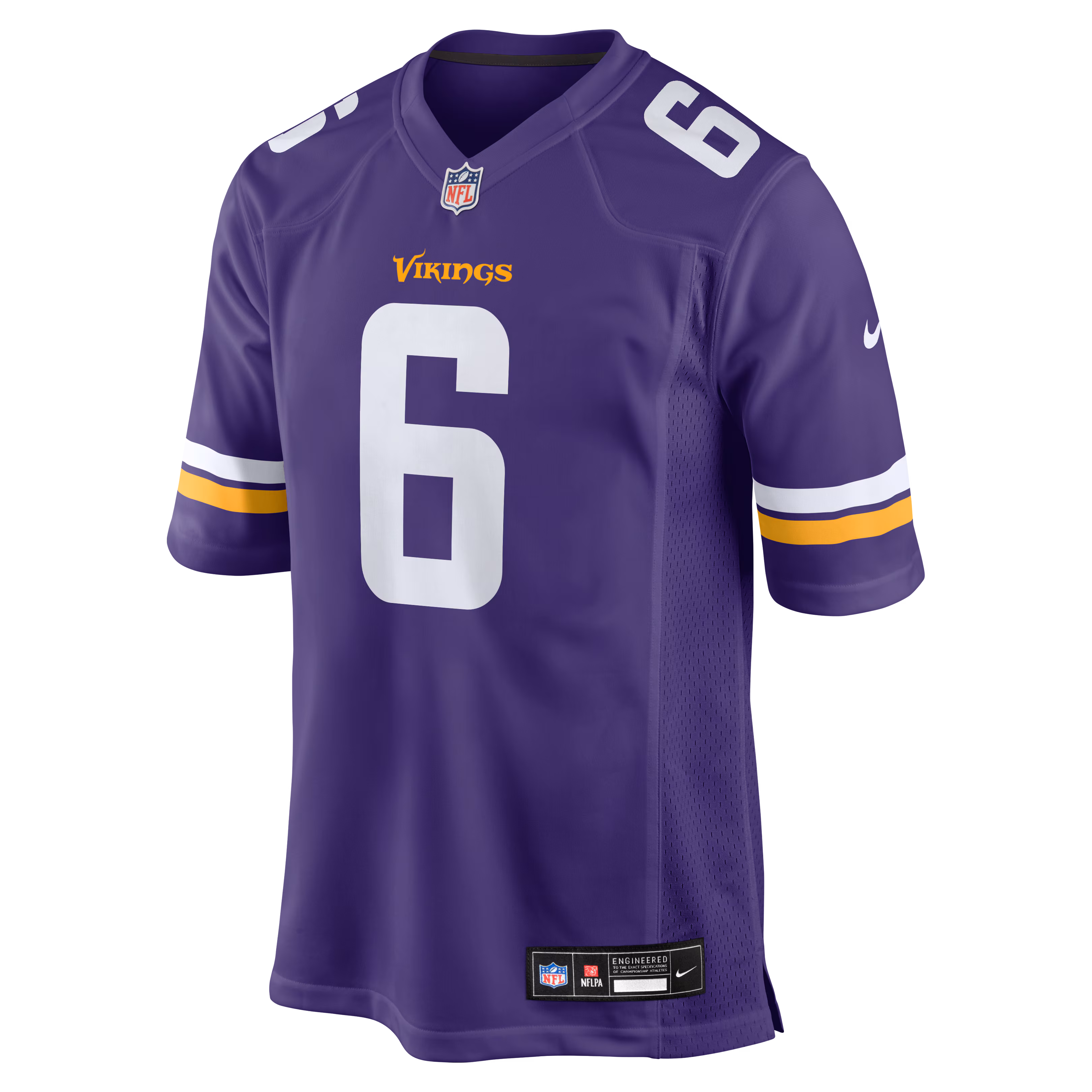 Brian Asamoah II Minnesota Vikings Nike  Game Jersey -  Purple