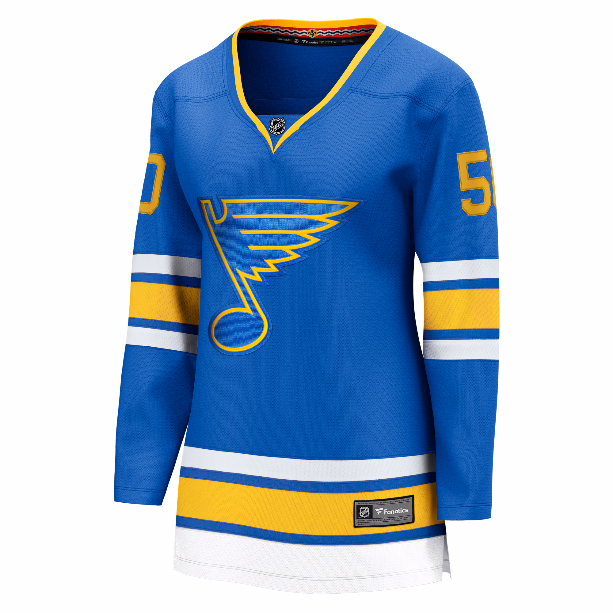 Jordan Binnington St. Louis Blues Fanatics Women's Home Breakaway Player Jersey - Blue