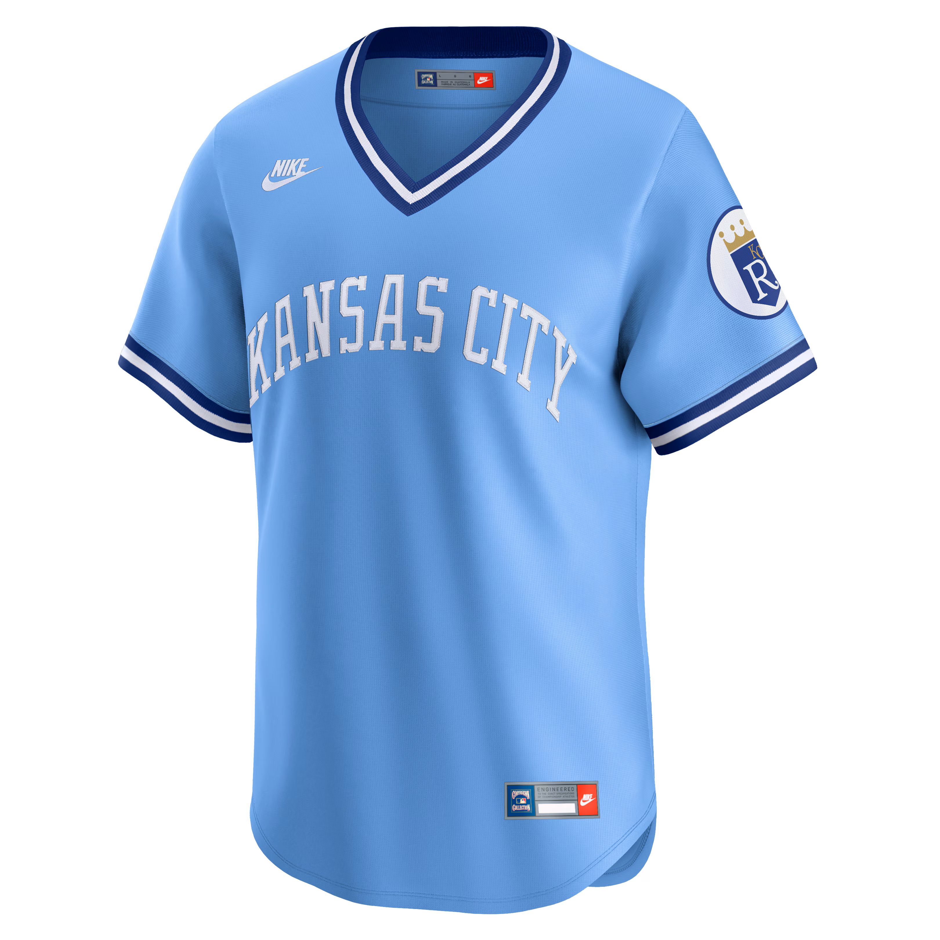 Bo Jackson Kansas City Royals Nike Throwback Cooperstown Collection Limited Jersey - Light Blue