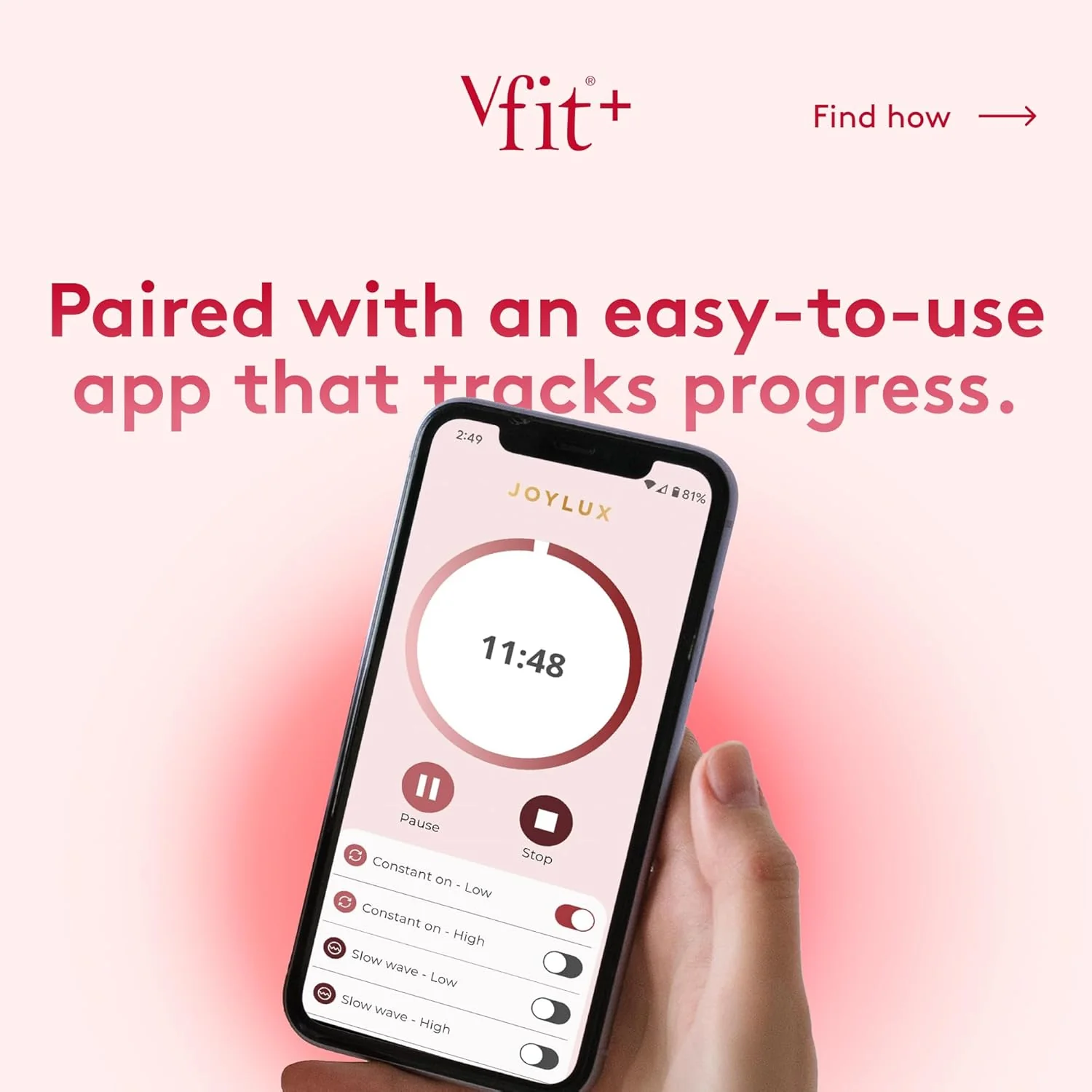 Respin X vFit Plus Red Light Feminine Wellness Device, Menopause Kit