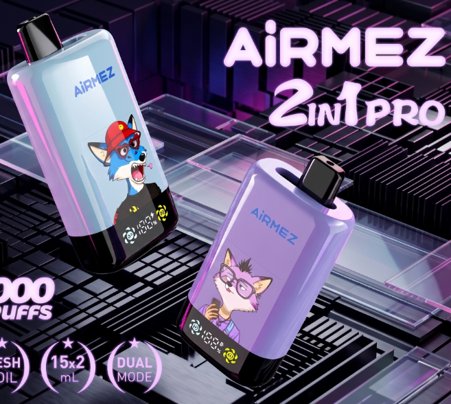 EU Warehouse Airmez FOX 2 In 1 80K Pro Puffs 80000 Disposable Vapes E-zigaretten