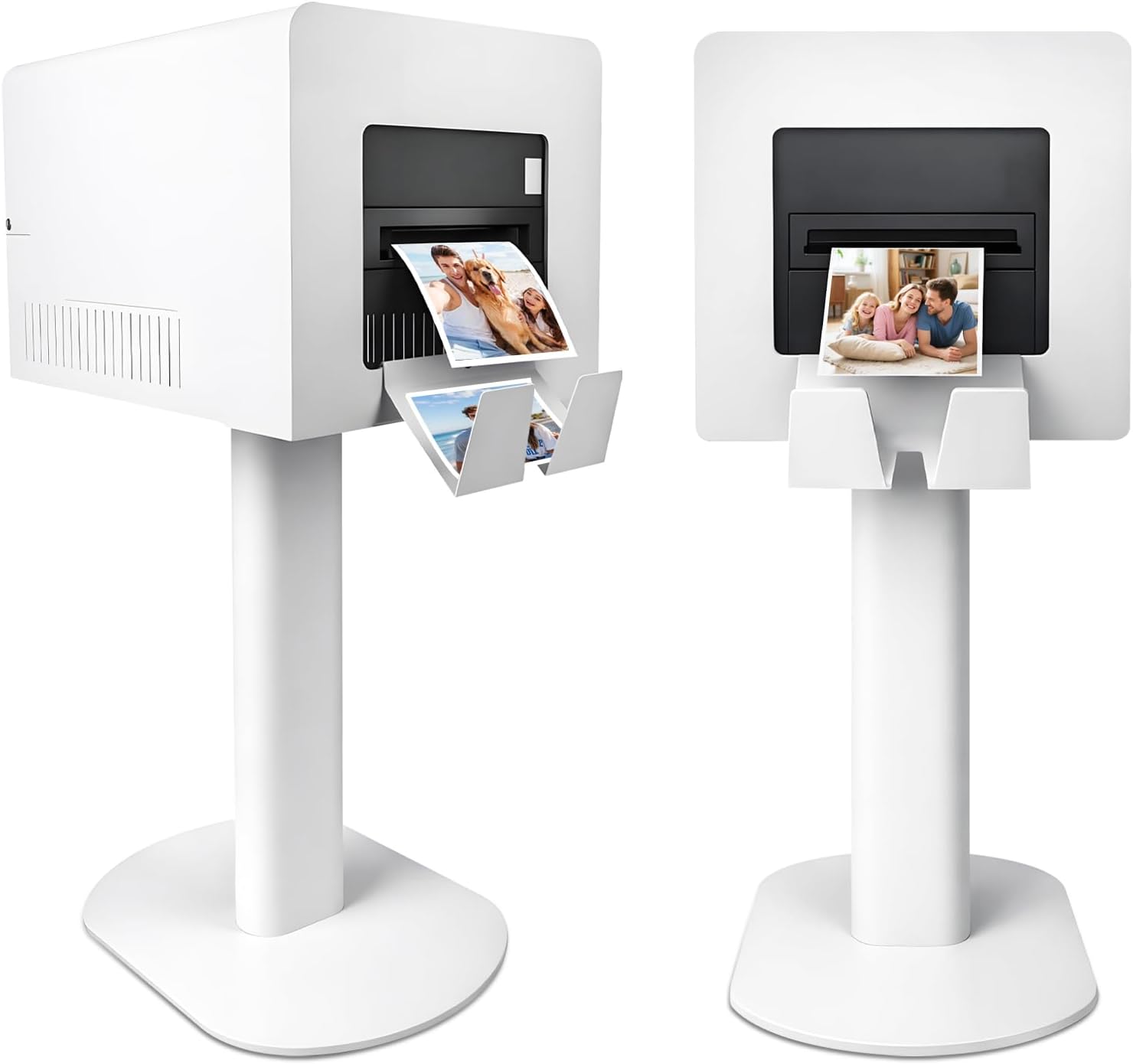 RDYMONKEY Photo Booth Printer Stand Heavy Duty Metal Printer Station Setup for DNP DS620 RX1HS QW410 HiTi P525L Professional Photobooth Printer Holder for Wedding Party Event