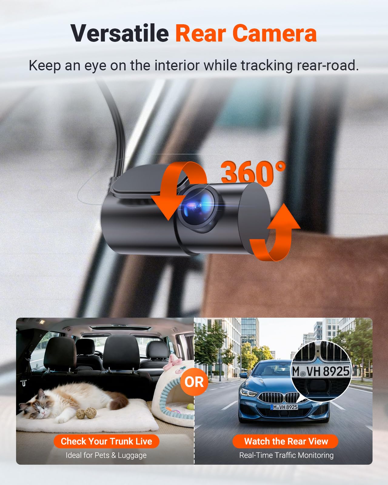 VANTRUE New N4S 3 Channel Dash Cam with Night Vision