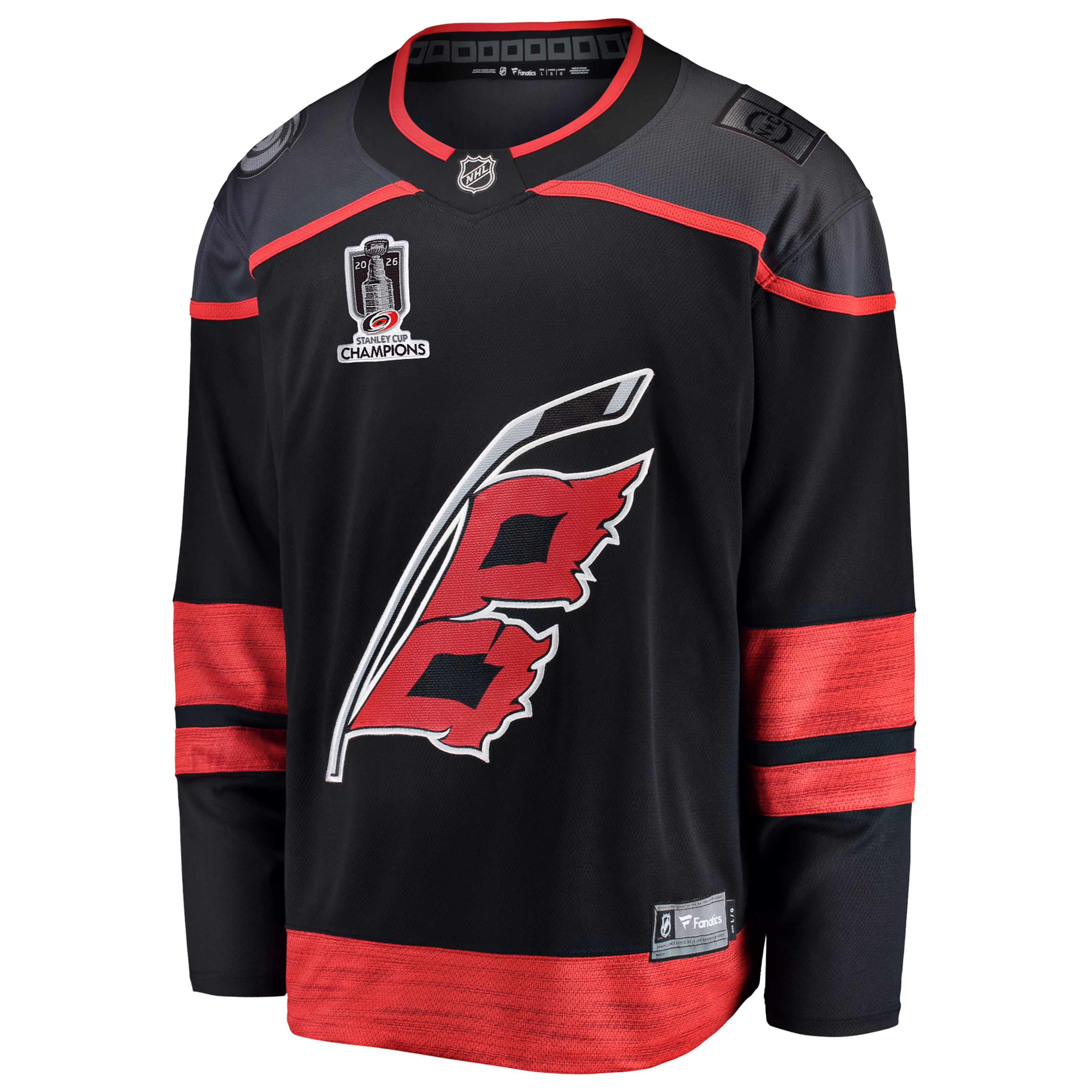 Carolina Hurricanes Fanatics 2026 Stanley Cup Champions Home Breakaway Jersey - Black