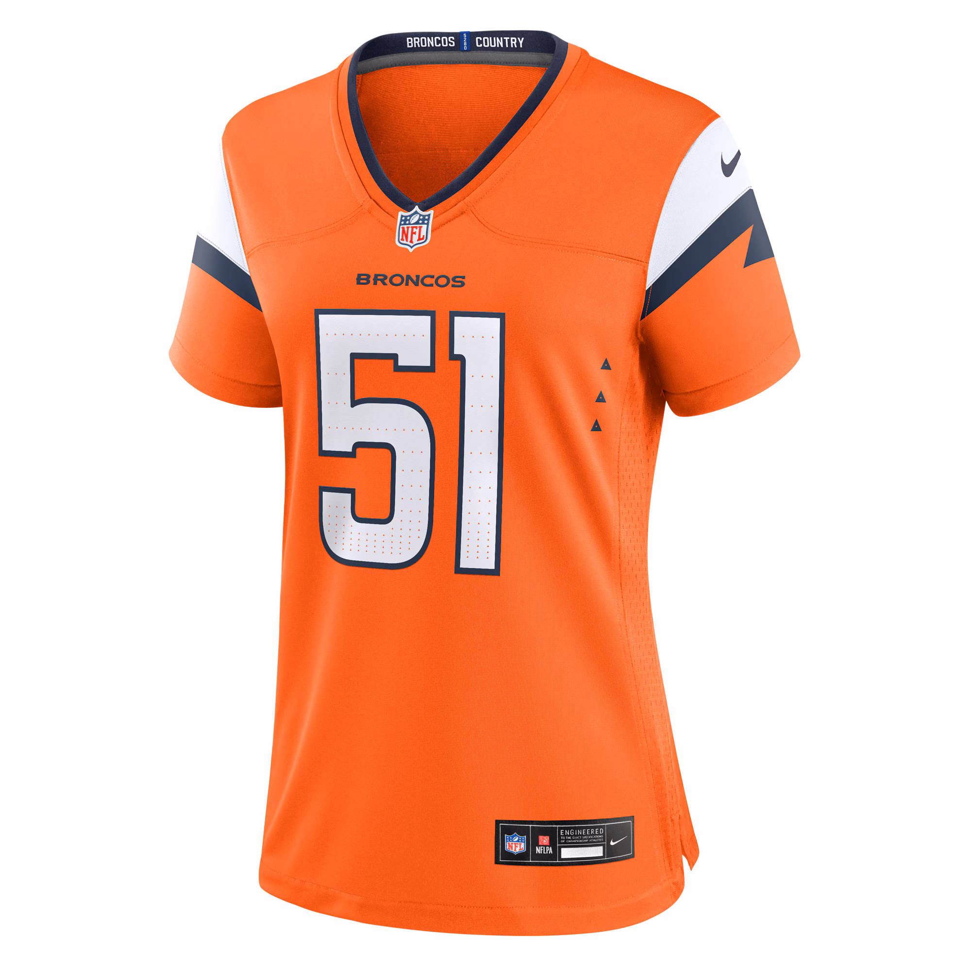Que Robinson Denver Broncos Nike Women's Team Game Jersey -  Orange