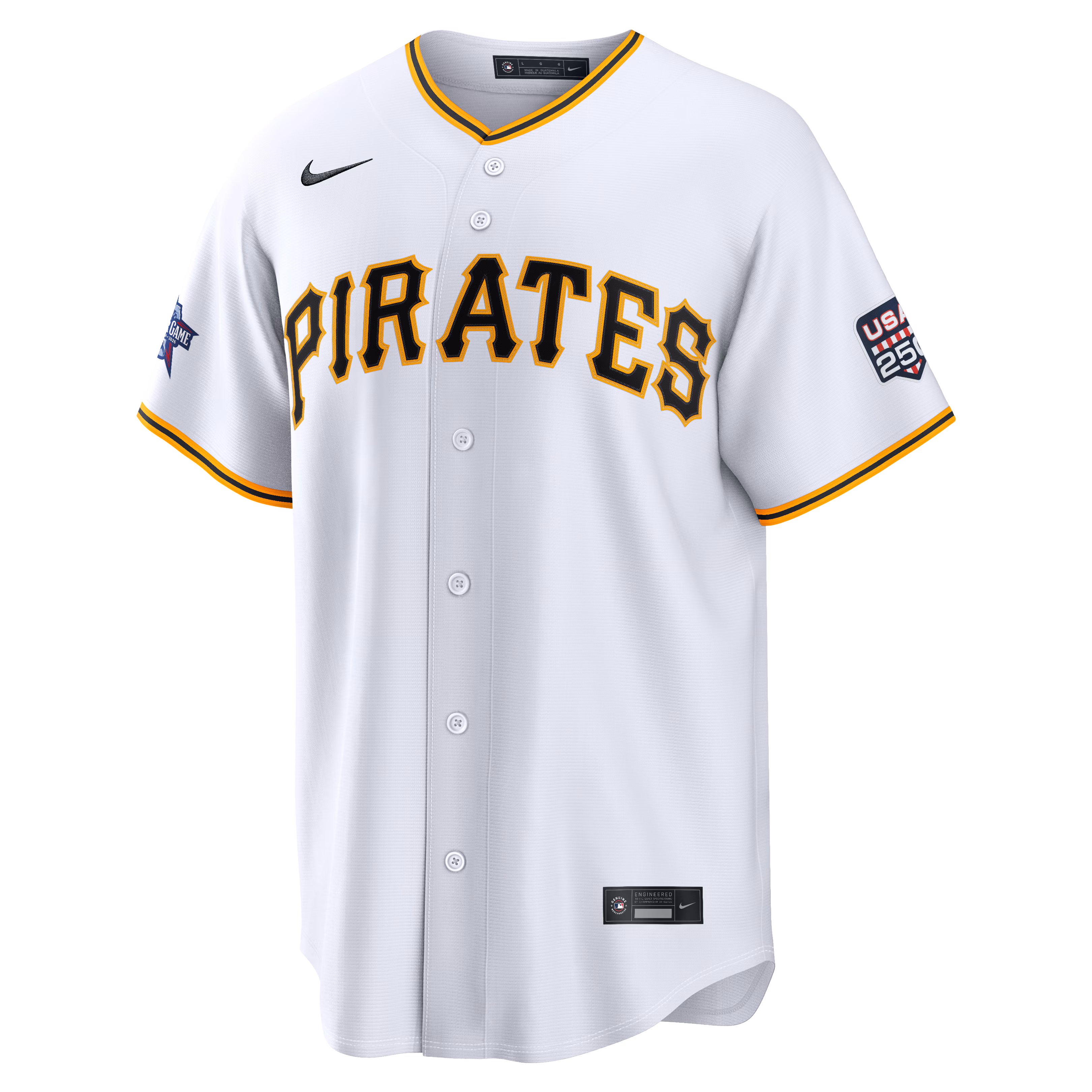 2026 All-Star Game Pittsburgh Pirates Paul Skenes Nike White Replica Jersey