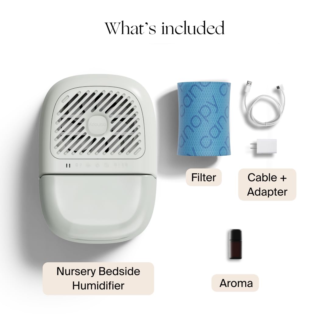 CANOPY Nursery Humidifier 2.0 - 36HR Run Time, 2.5L Capacity