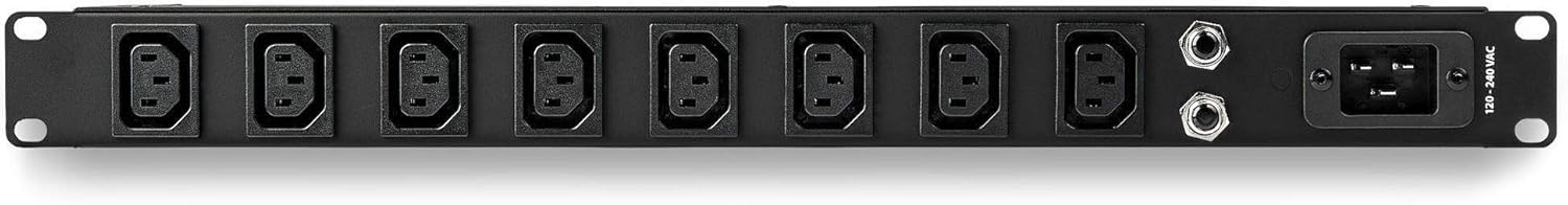 StarTech.com 1U 19 inch 8 Port Rack Mount PDU - IEC C13 Socket Rackmount Power Supply/Strip - Horizontal Server Rack Mountable PDU /Data Center Power Distribution Unit 16A 240V (PDU08C13H)