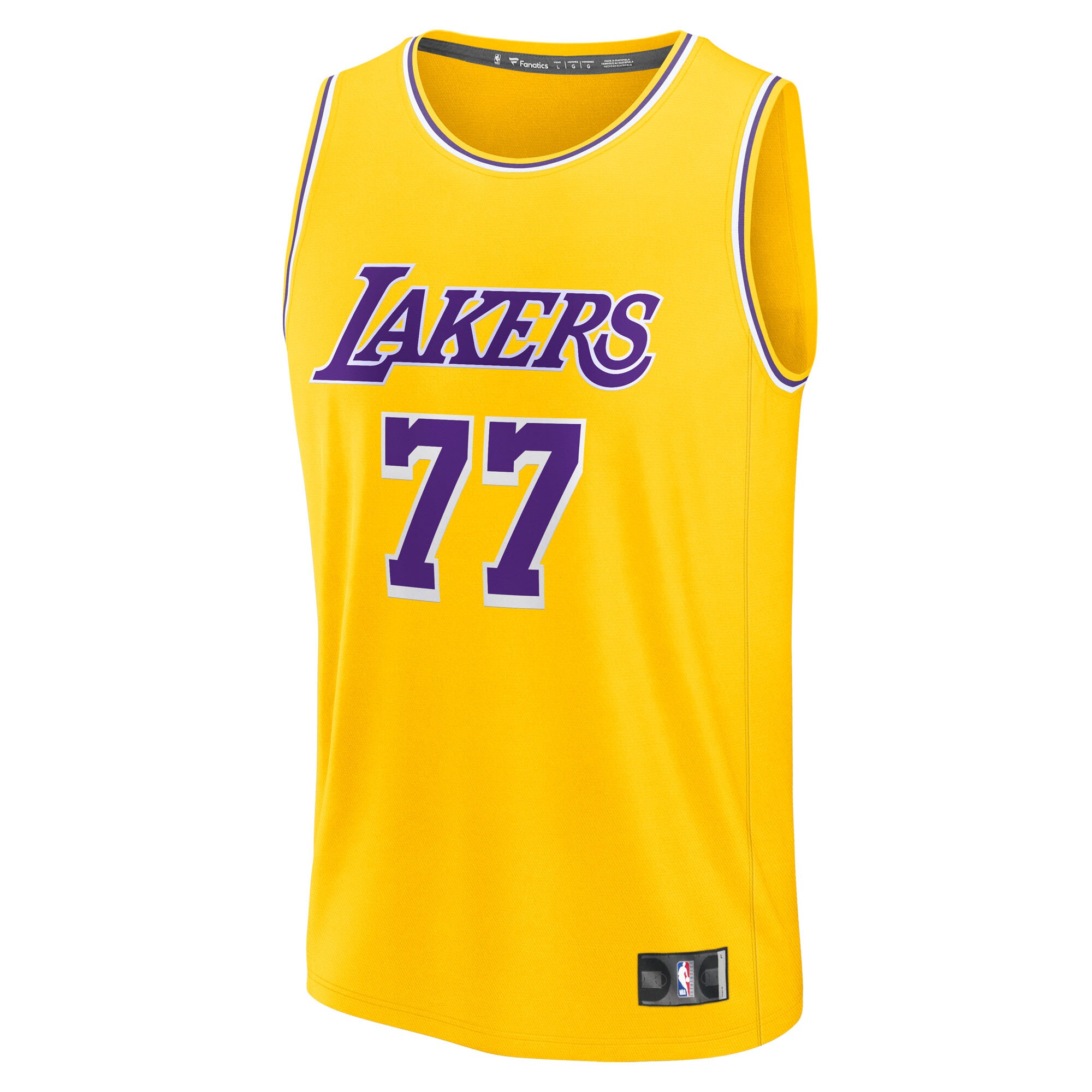 Luka Dončić Los Angeles Lakers Fanatics Big & Tall Fast Break Player Jersey - Gold - Icon Edition