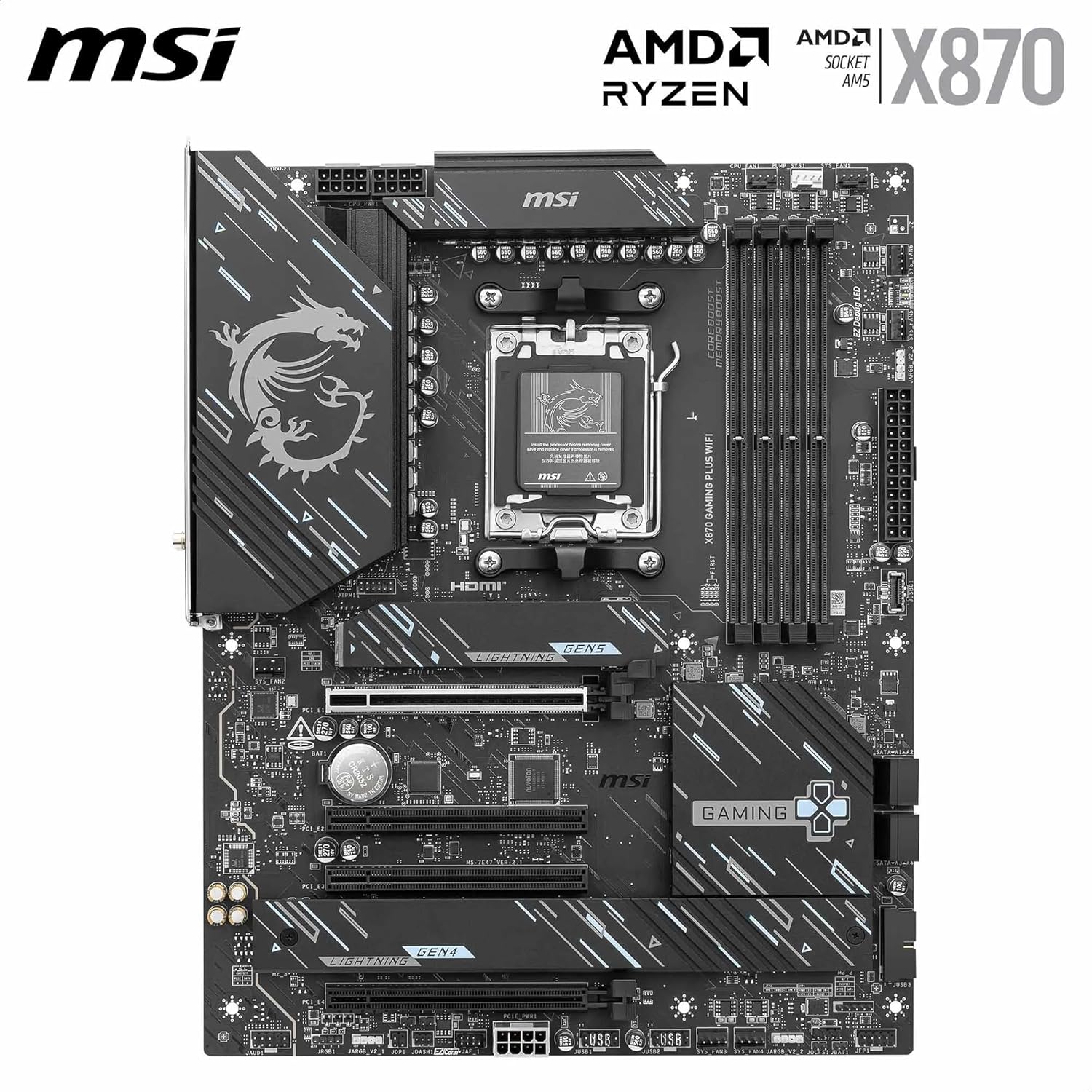 MSI X870 Gaming Plus WiFi Motherboard (Renewed)