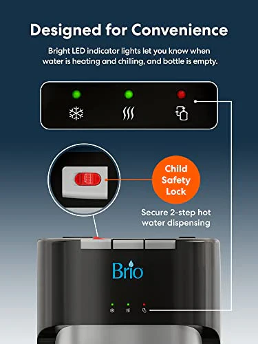 Brio Bottom Loading Water Cooler Water Dispenser �� Essential Series - 3 Temperature Settings