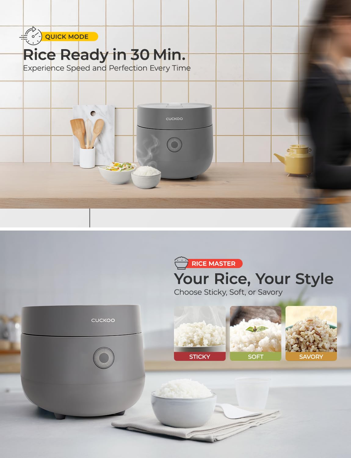 CUCKOO Micom 6-Cup Rice Cooker with Fuzzy Logic Technology
