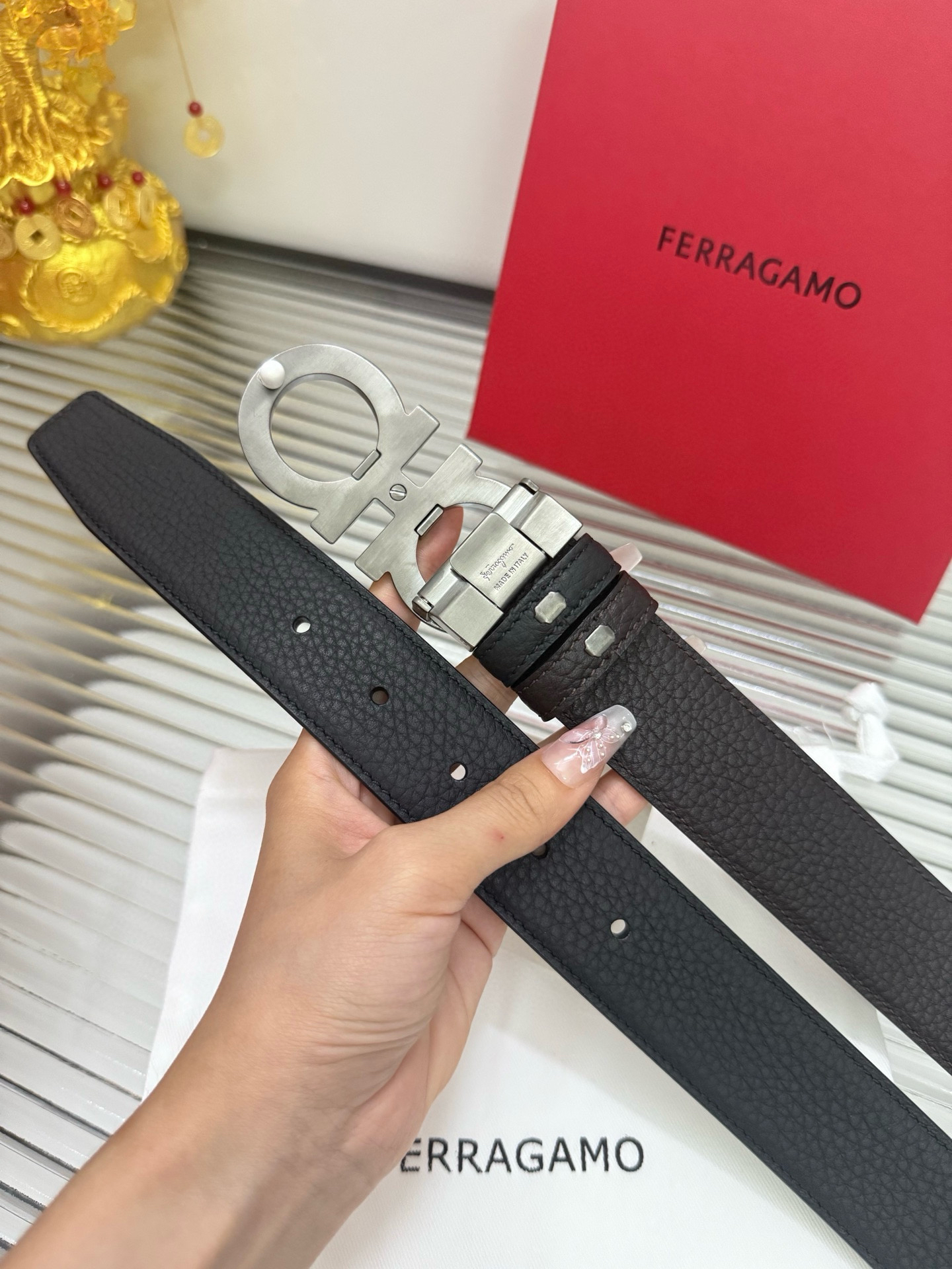 Ferragamo belt-9