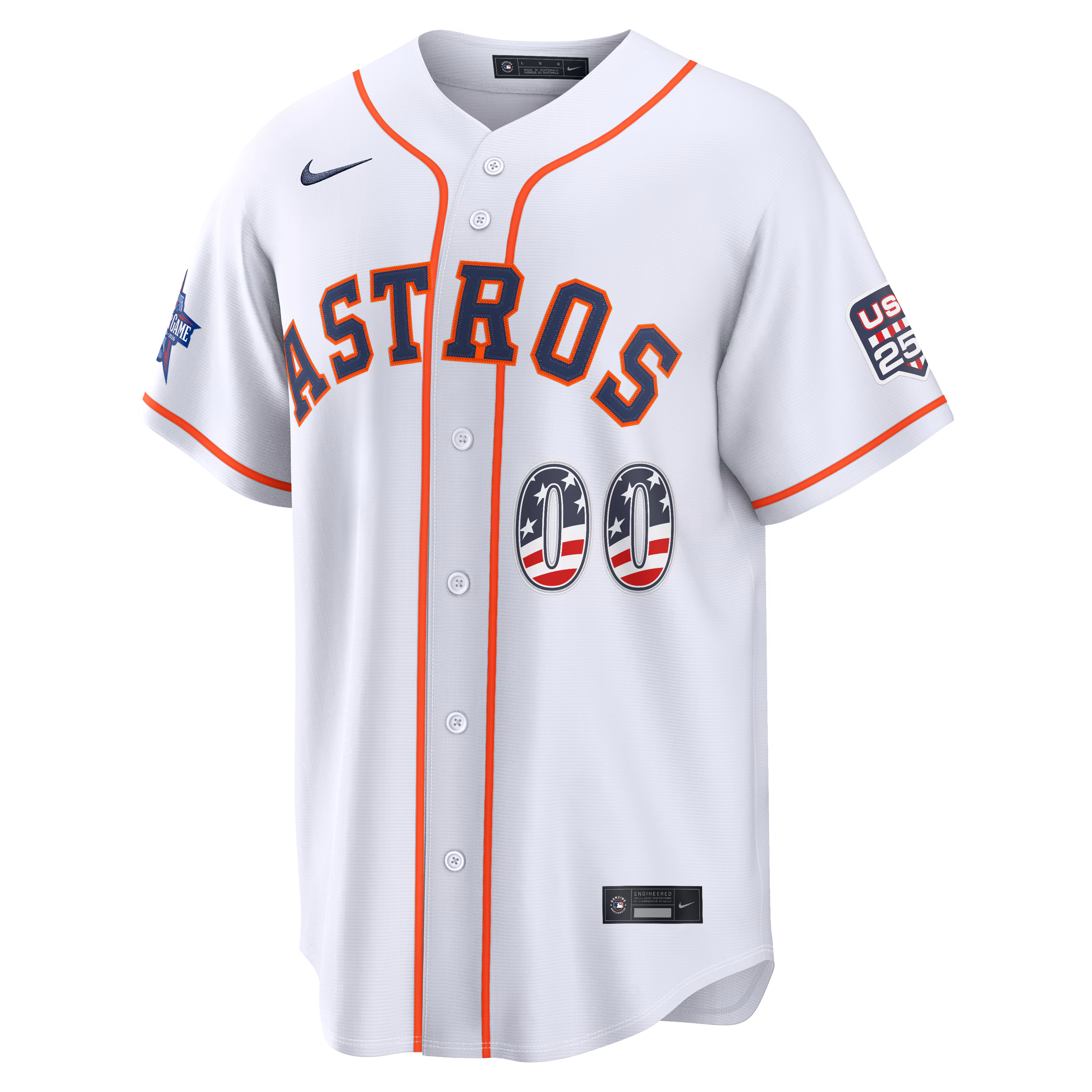 2026 All-Star Edition Stars & Stripes Houston Astros  Nike White Stadium Pick-A-Player Jersey