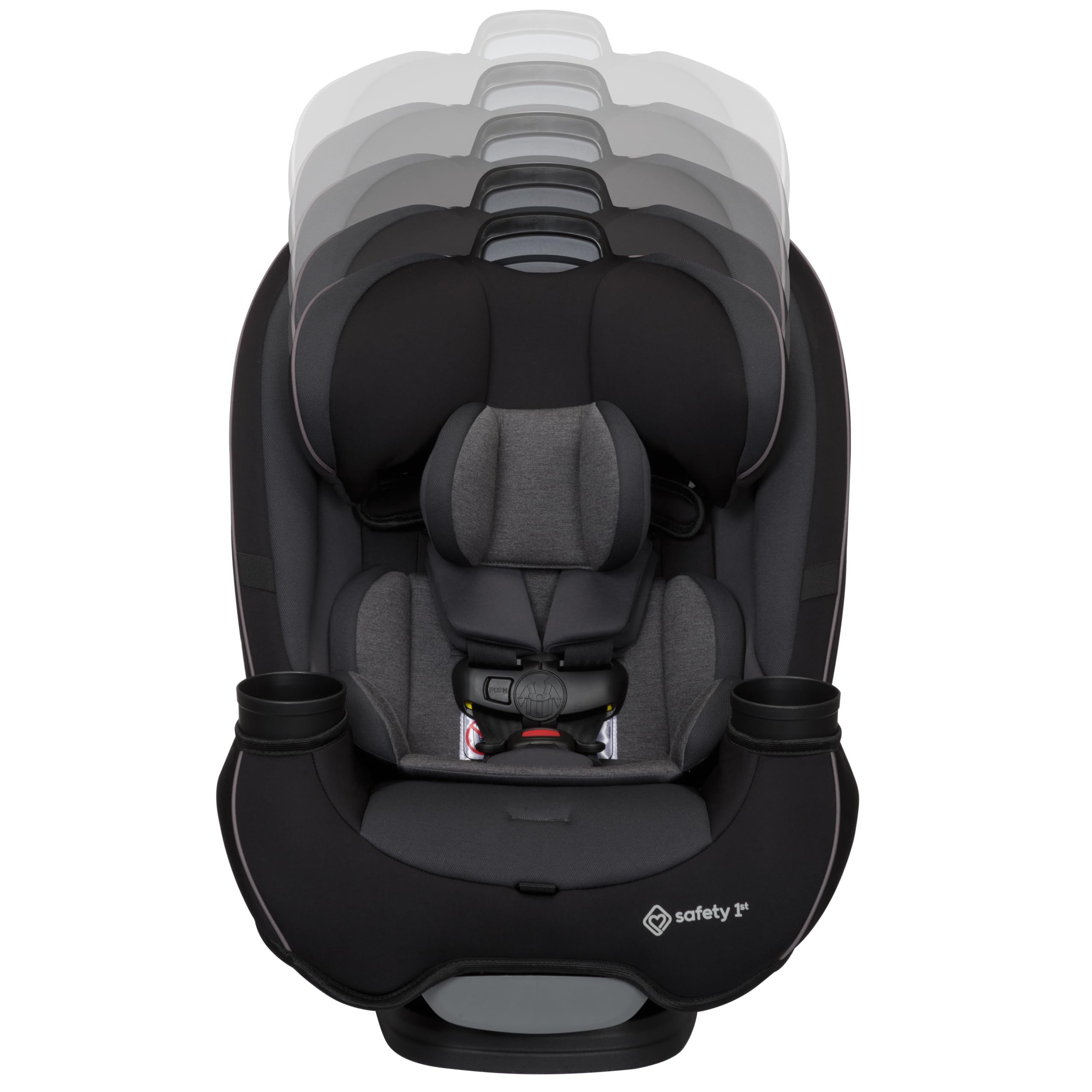SAFETY 1ST Grow and Go Slim Convertible Car Seat, Black Phantom