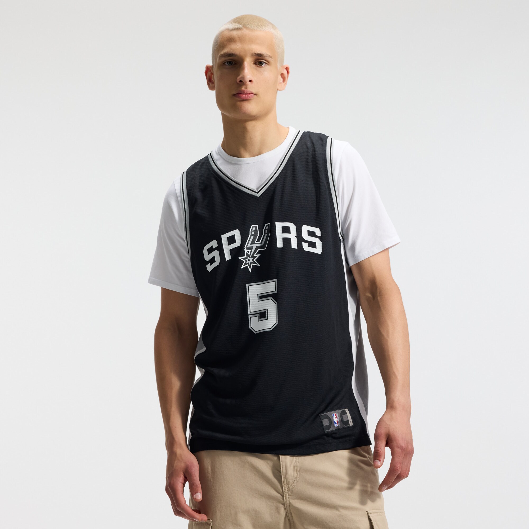 Stephon Castle San Antonio Spurs Fanatics Fast Break Replica Jersey - Black - Icon Edition