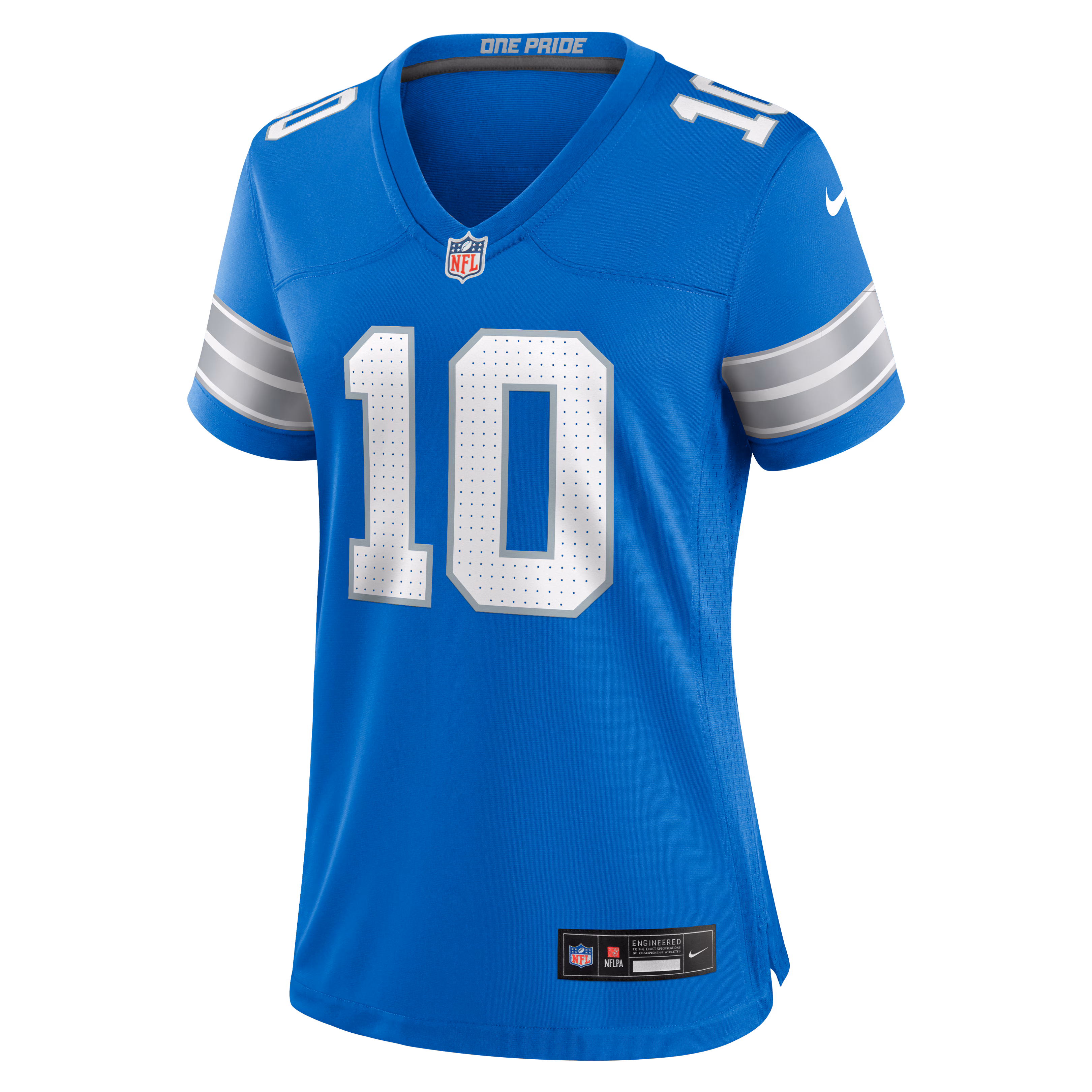 Isiah Pacheco Detroit Lions Nike Women's Team Game Jersey -  Blue