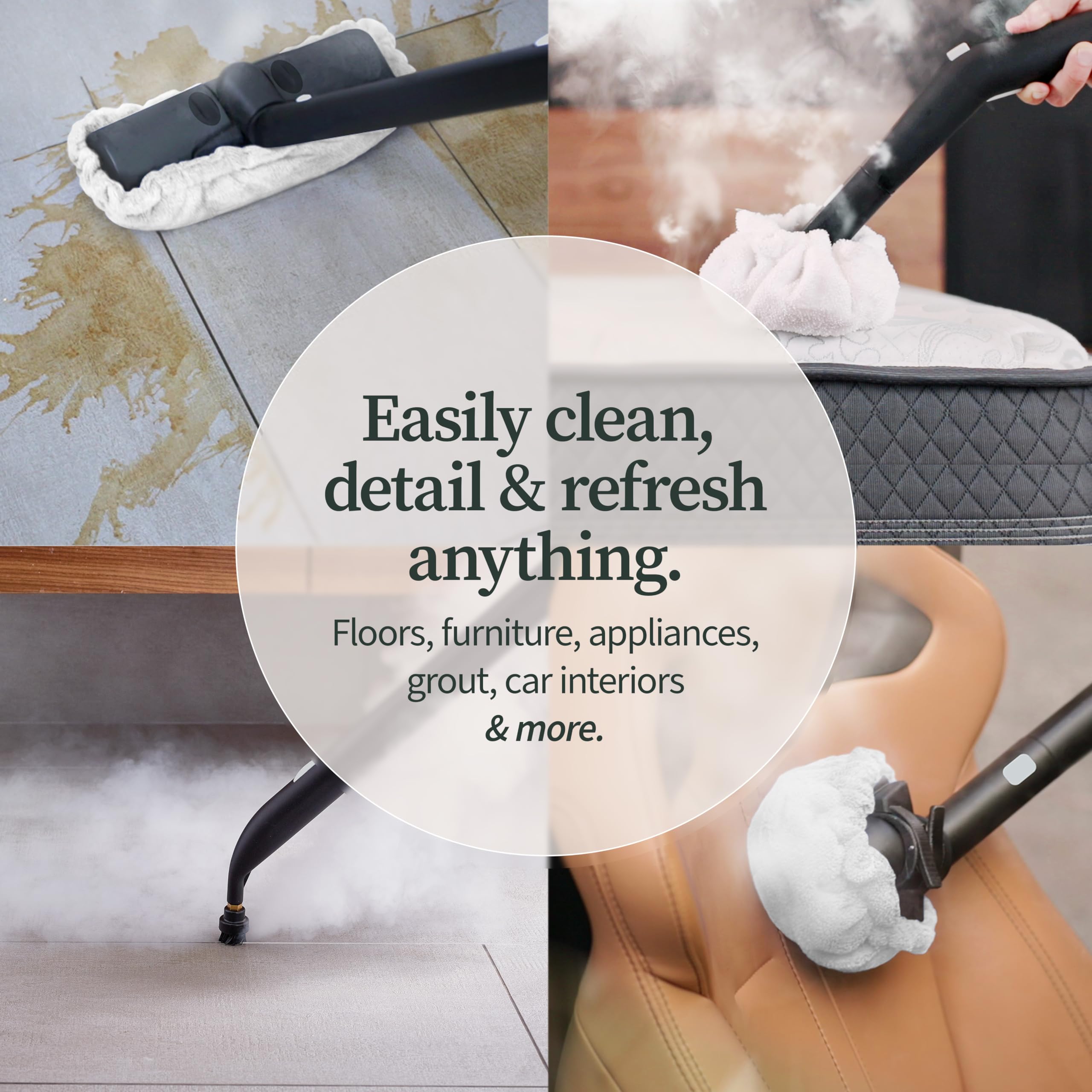 DUPRAY Neat Steam Cleaner 17-Piece Kit - Chemical-Free Power