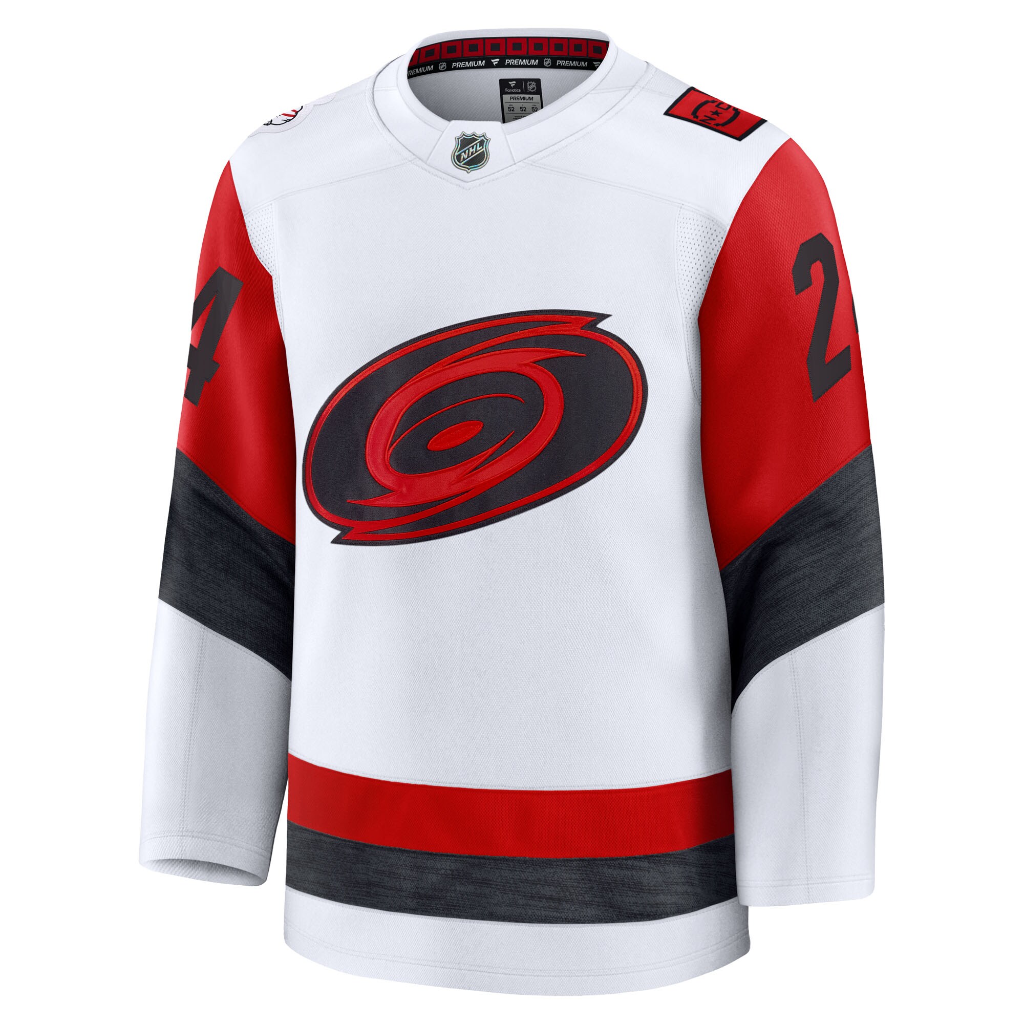Seth Jarvis Carolina Hurricanes Fanatics Away Premium Jersey - White