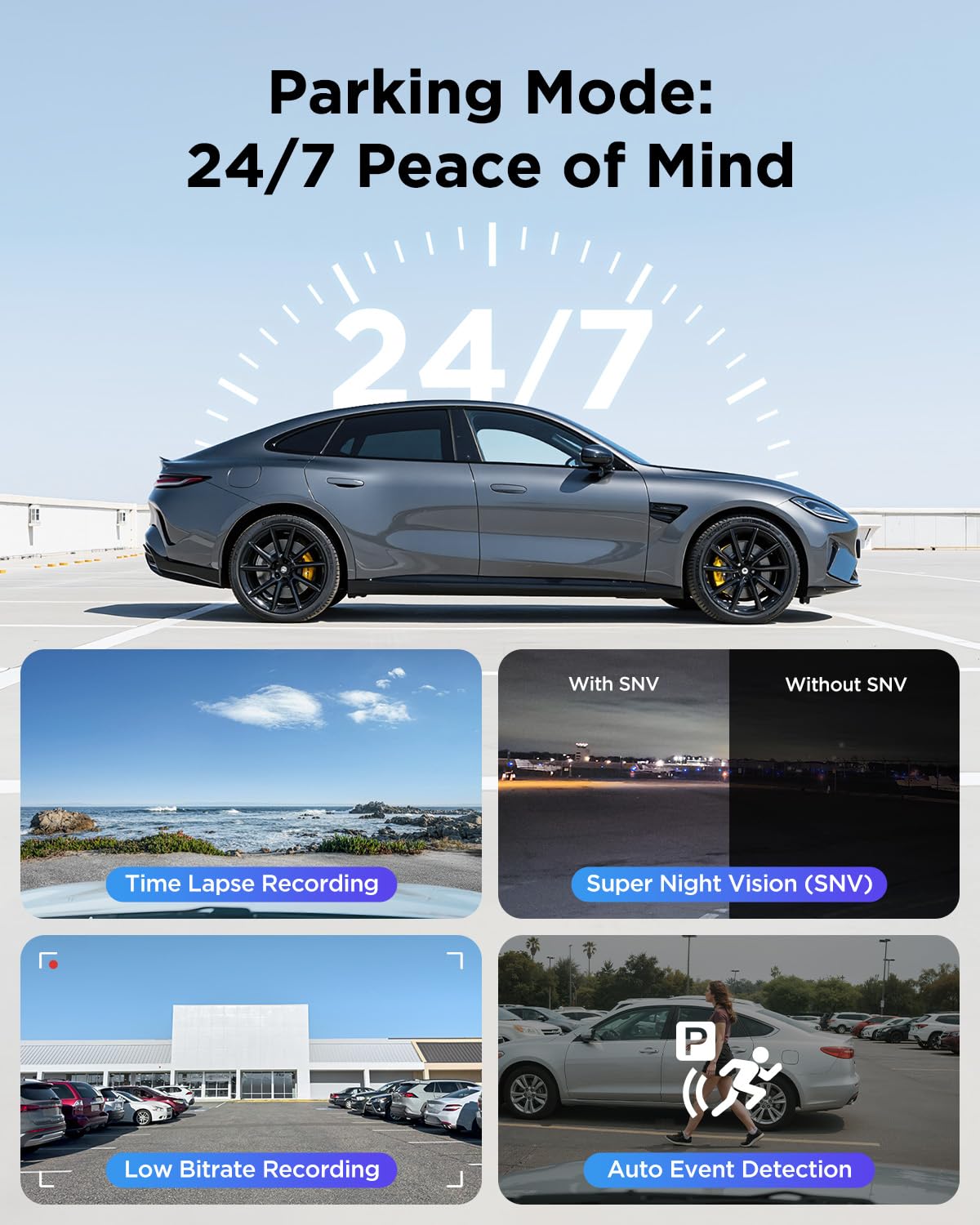VIOFO A229 Plus Dash Cam Front and Rear, Dual 1440P HDR