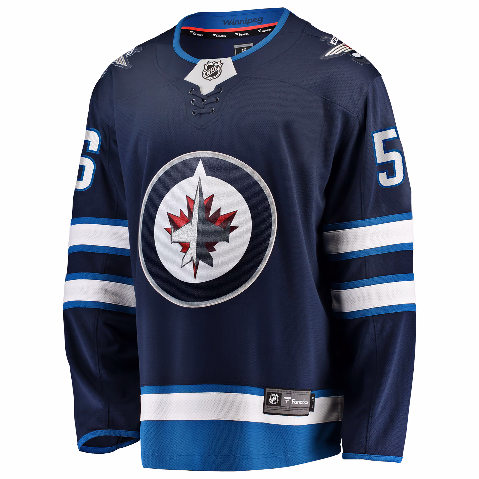Kale Clague Winnipeg Jets Fanatics Home Breakaway Jersey - Navy