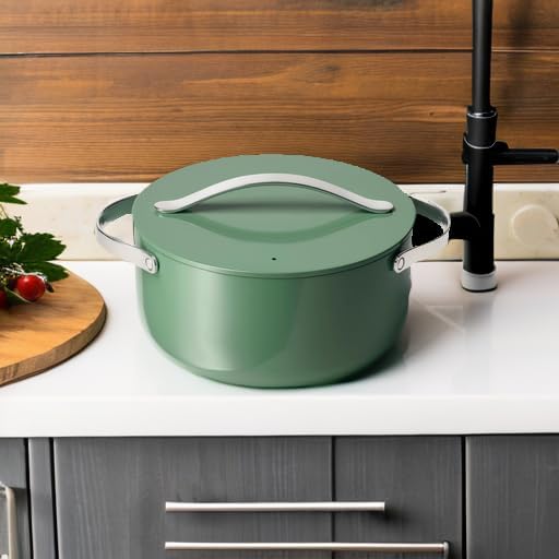 Caraway Nonstick Ceramic Dutch Oven Pot with Lid (6.5 qt, 10.5
