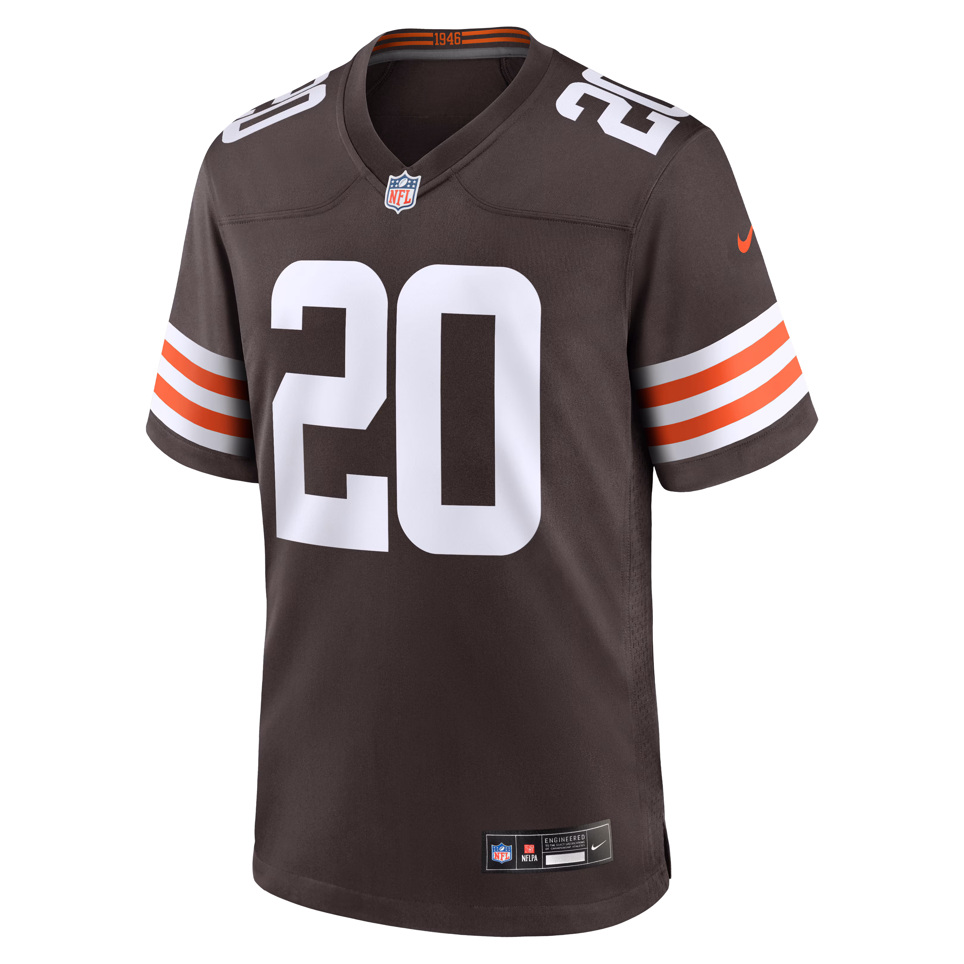 Greg Newsome II Cleveland Browns Nike Game Jersey - Brown