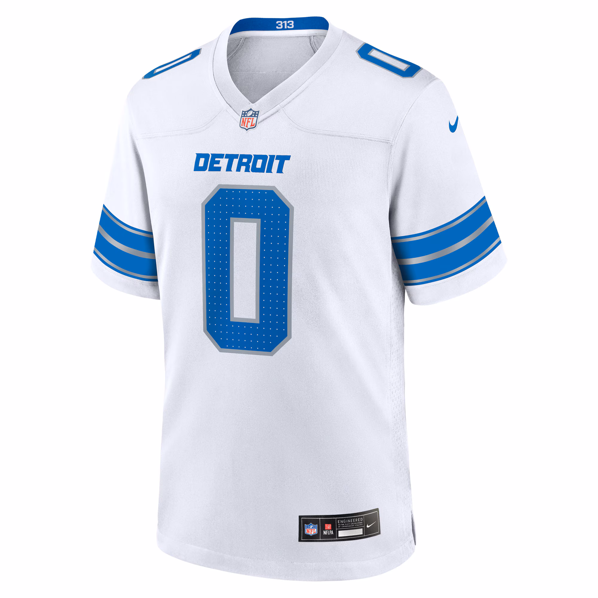 Jahmyr Gibbs Detroit Lions Nike Game Player Jersey - White