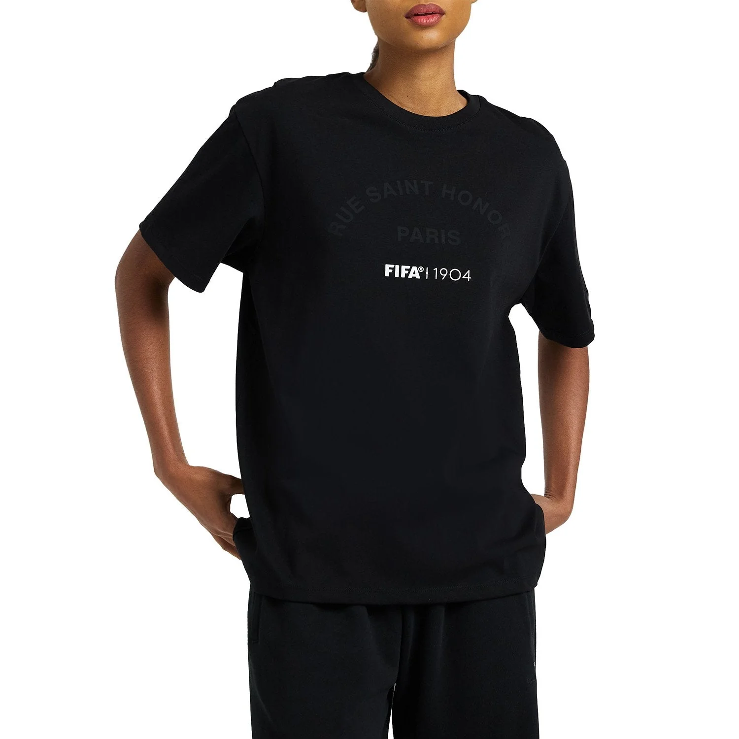 FIFA 1904 Arch Graphic Black T-Shirt - Unisex