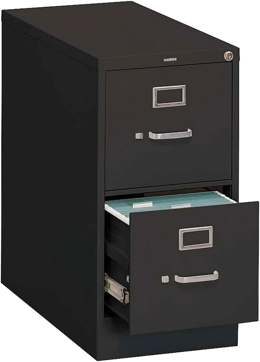 HON 2-Drawer Office Filing Cabinet - 310 Series Full-Suspension Letter File Cabinet, 26.5
