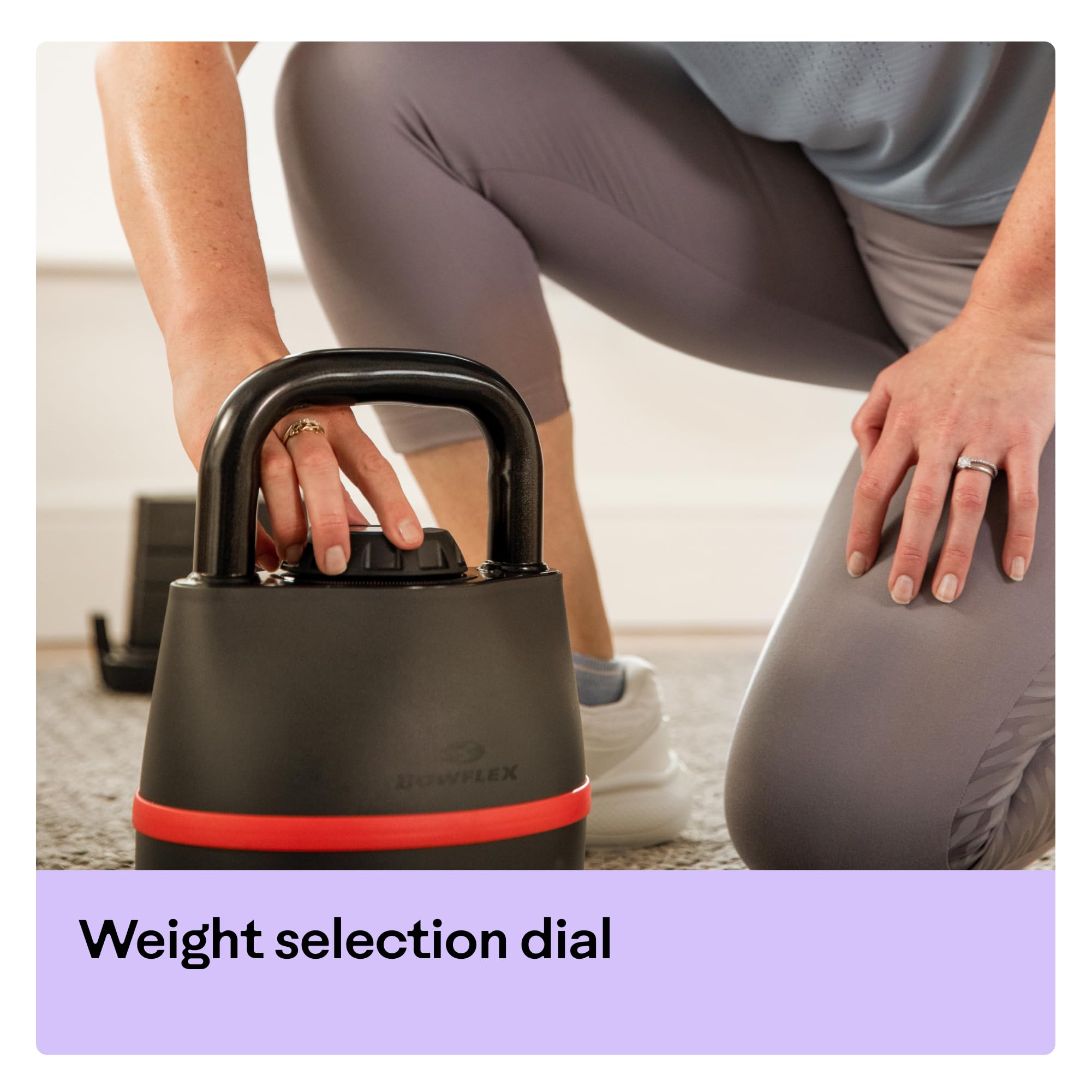 BOWFLEX SelectTech 840 Adjustable Kettlebell - Versatile Weight Training