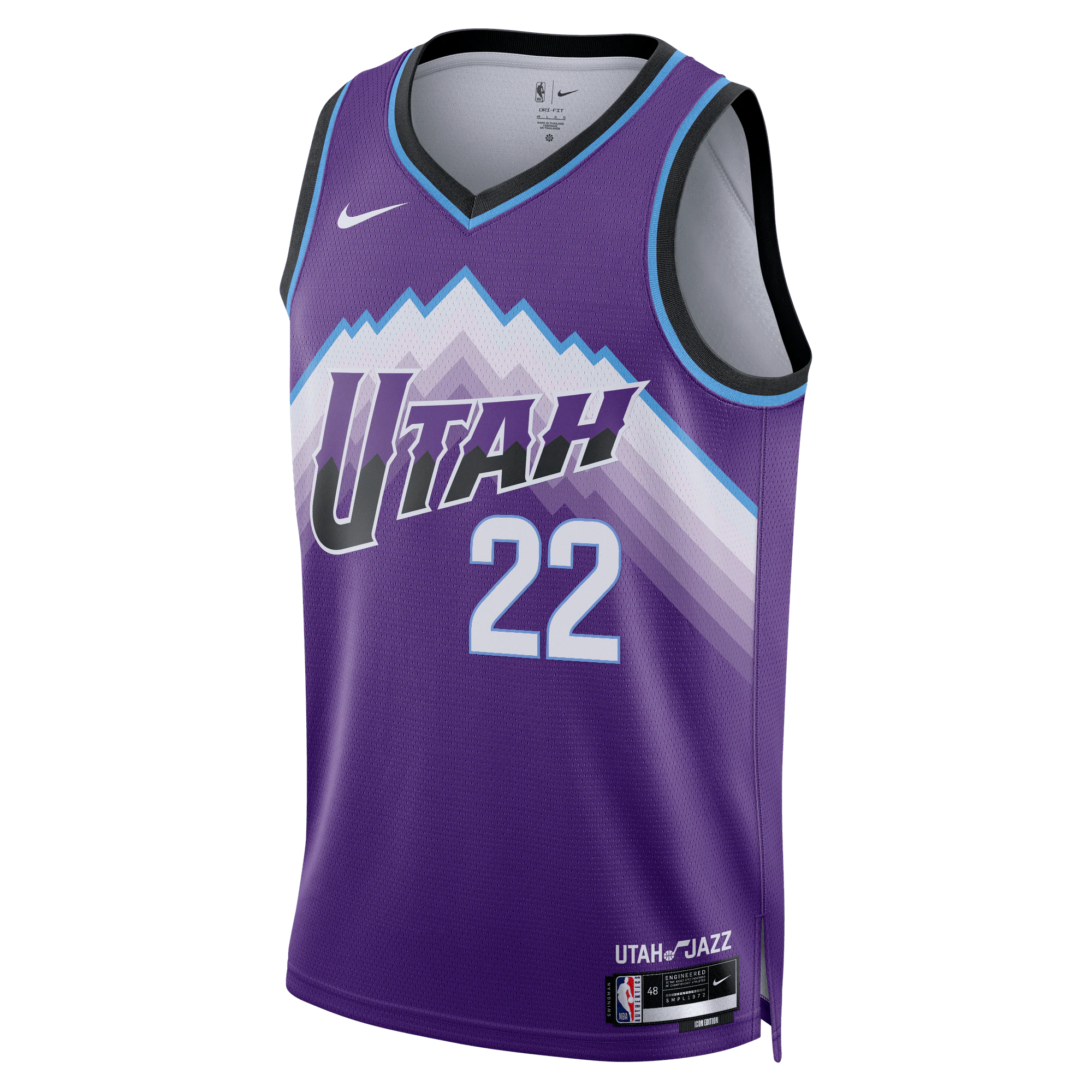Darryn Peterson Utah Jazz Nike Unisex 2026 NBA Draft Swingman Jersey - Icon Edition  - Purple