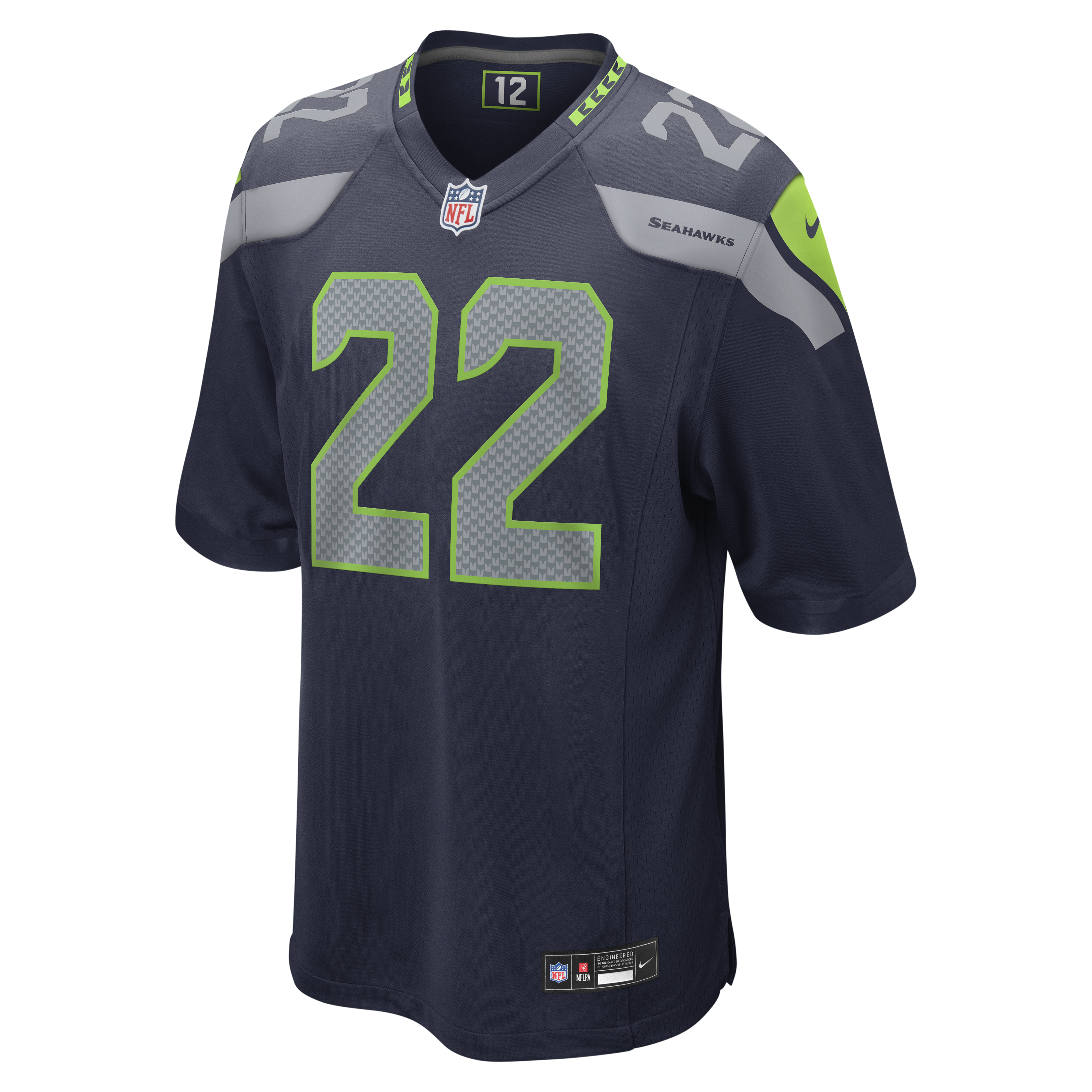 Rashid Shaheed Seattle Seahawks Nike Team  Game Jersey -  College Navy