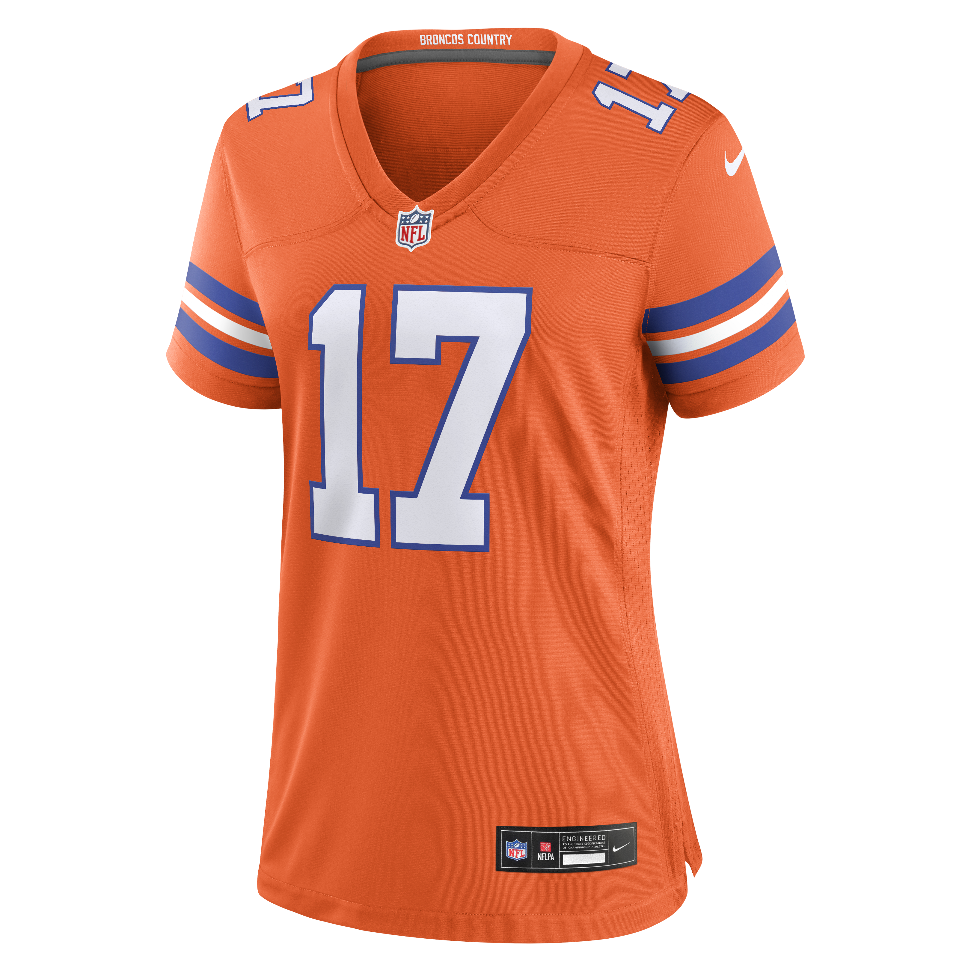 Jaylen Waddle Denver Broncos Nike Women's Mile High Collection 1977 Throwback Game Jersey -  Orange