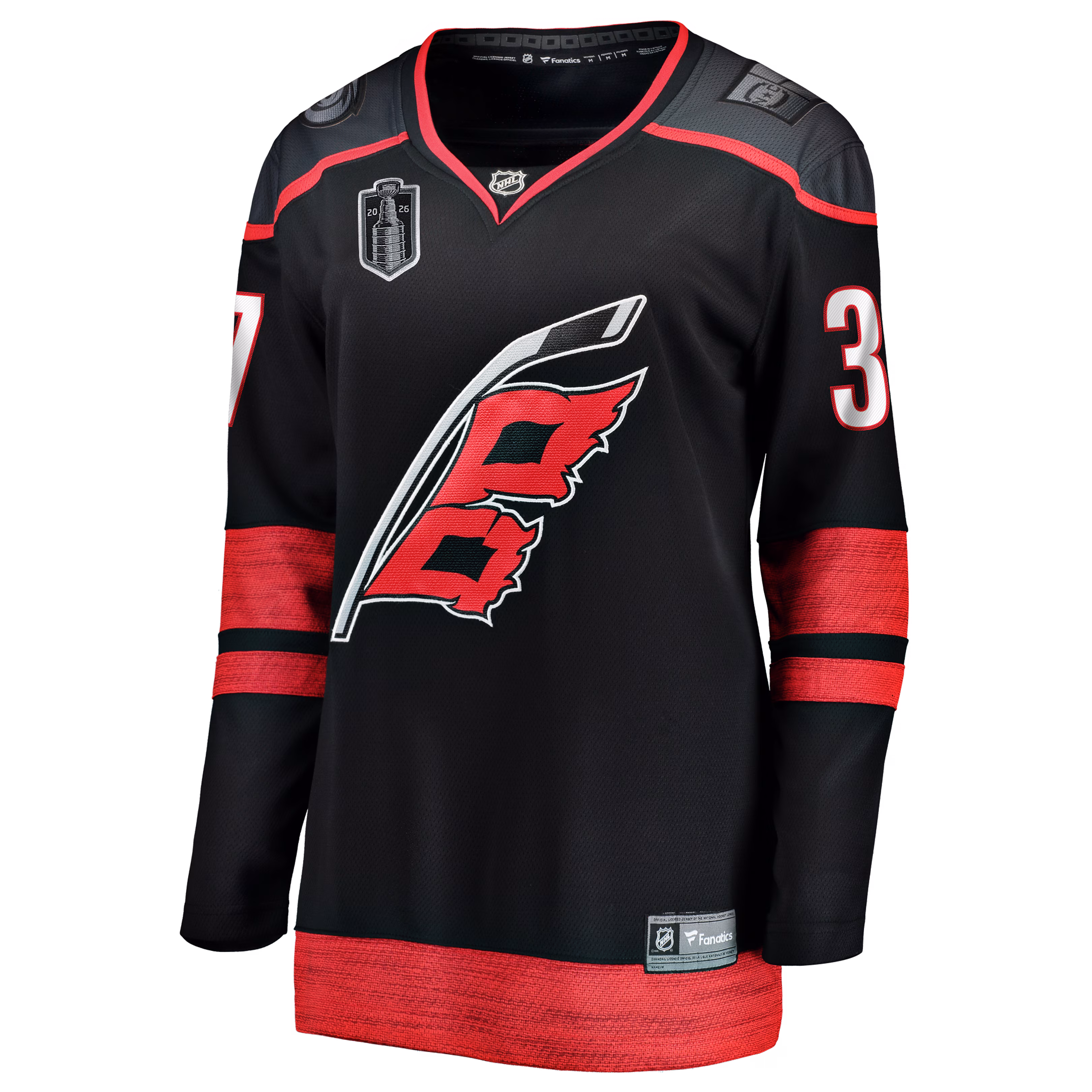 Andrei Svechnikov Carolina Hurricanes Fanatics Women's 2026 Stanley Cup Final Home Breakaway Jersey - Black