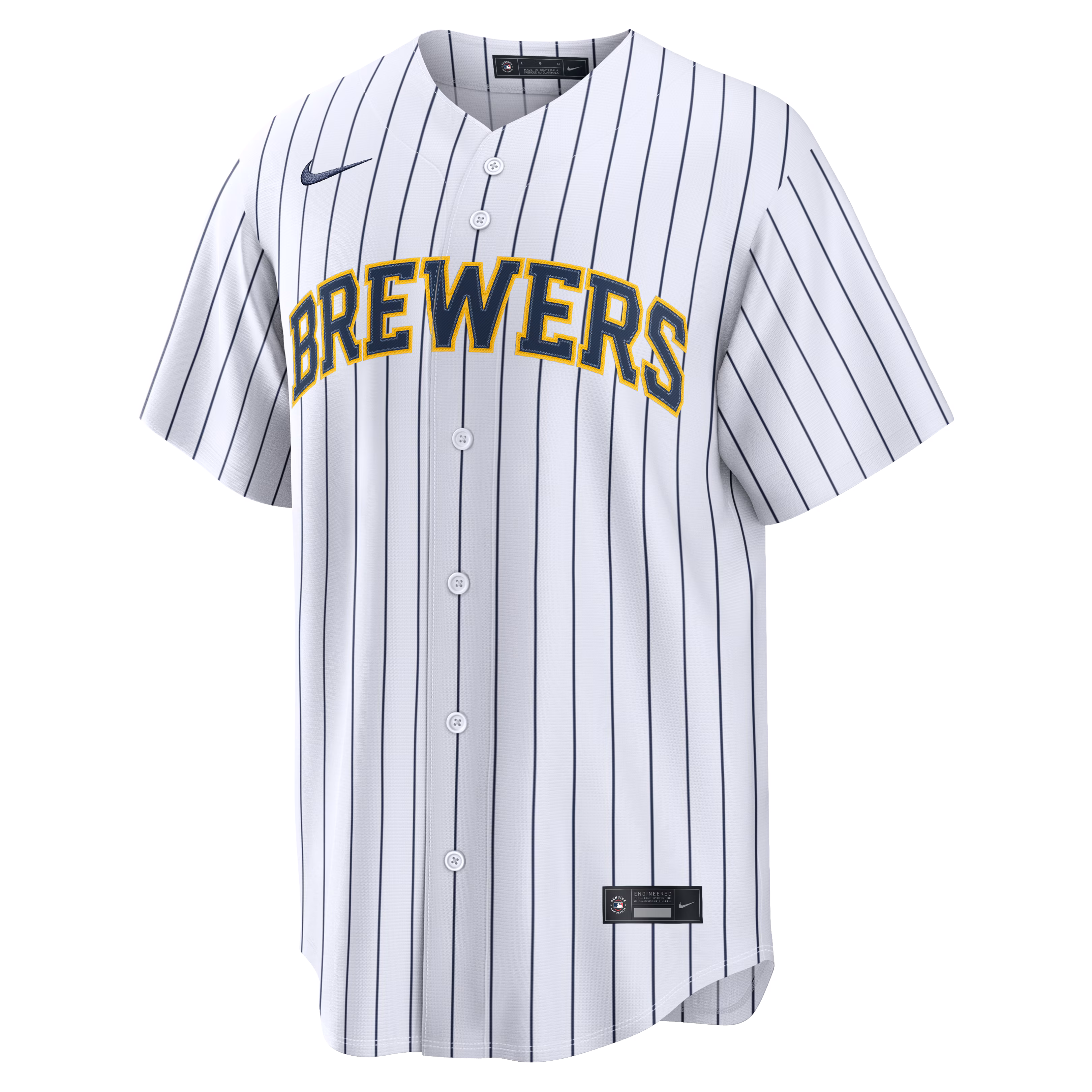 Christian Yelich Milwaukee Brewers Nike Alternate Replica Jersey - White