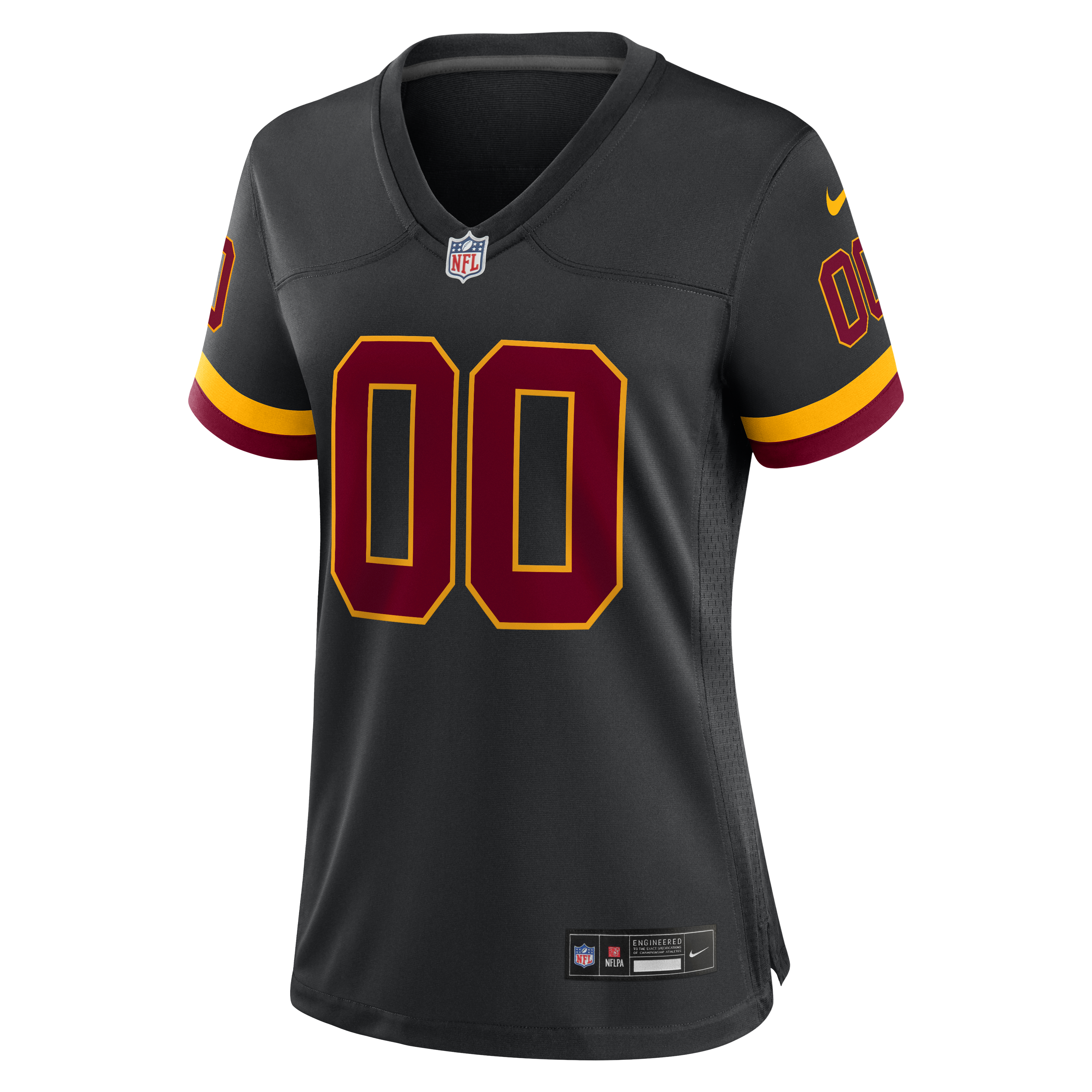 Washington Commanders Nike Women's Hail Raiser Alternate Custom Game Jersey - Black