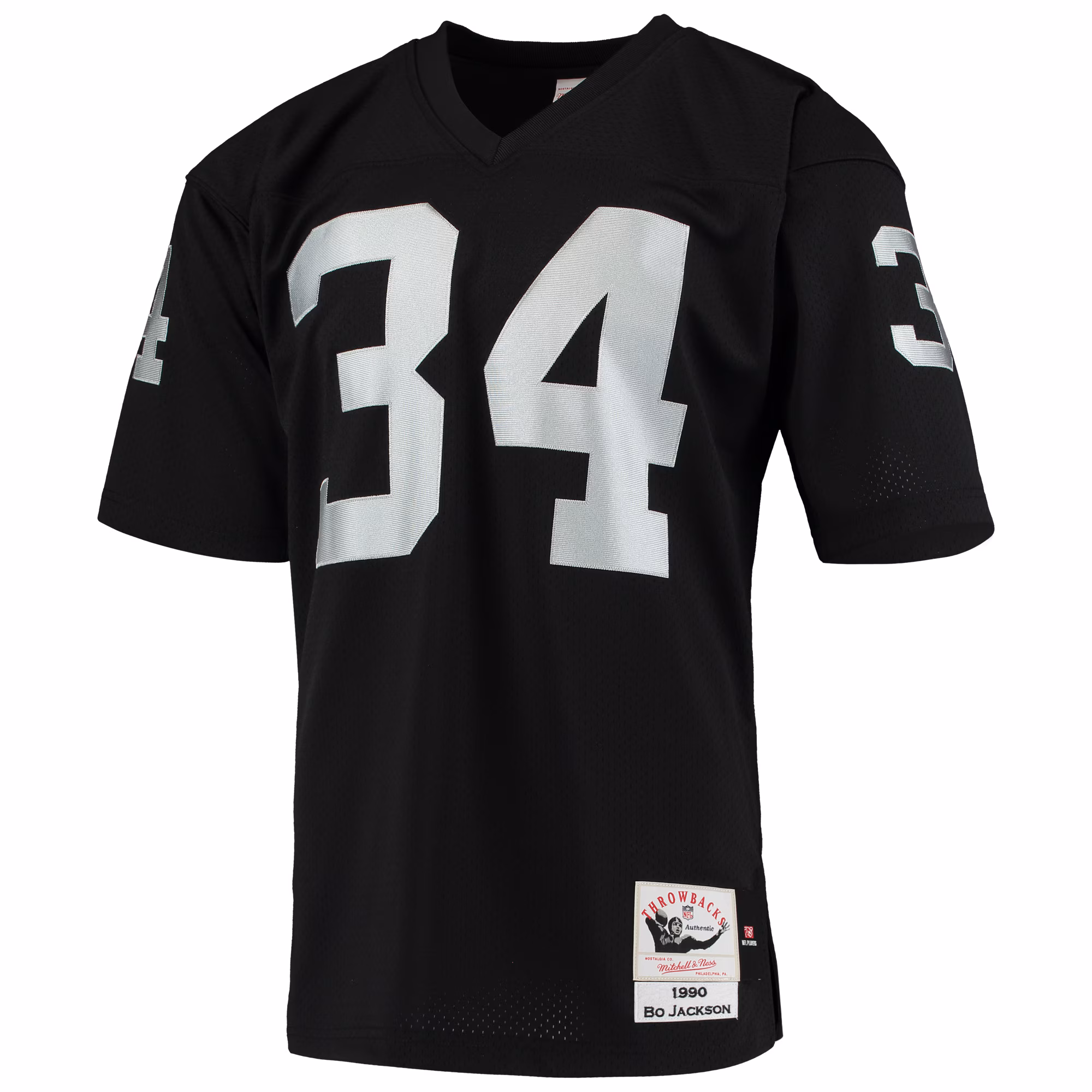 Bo Jackson Las Vegas Raiders 1990 Mitchell & Ness Authentic Throwback Retired Player Jersey - Black
