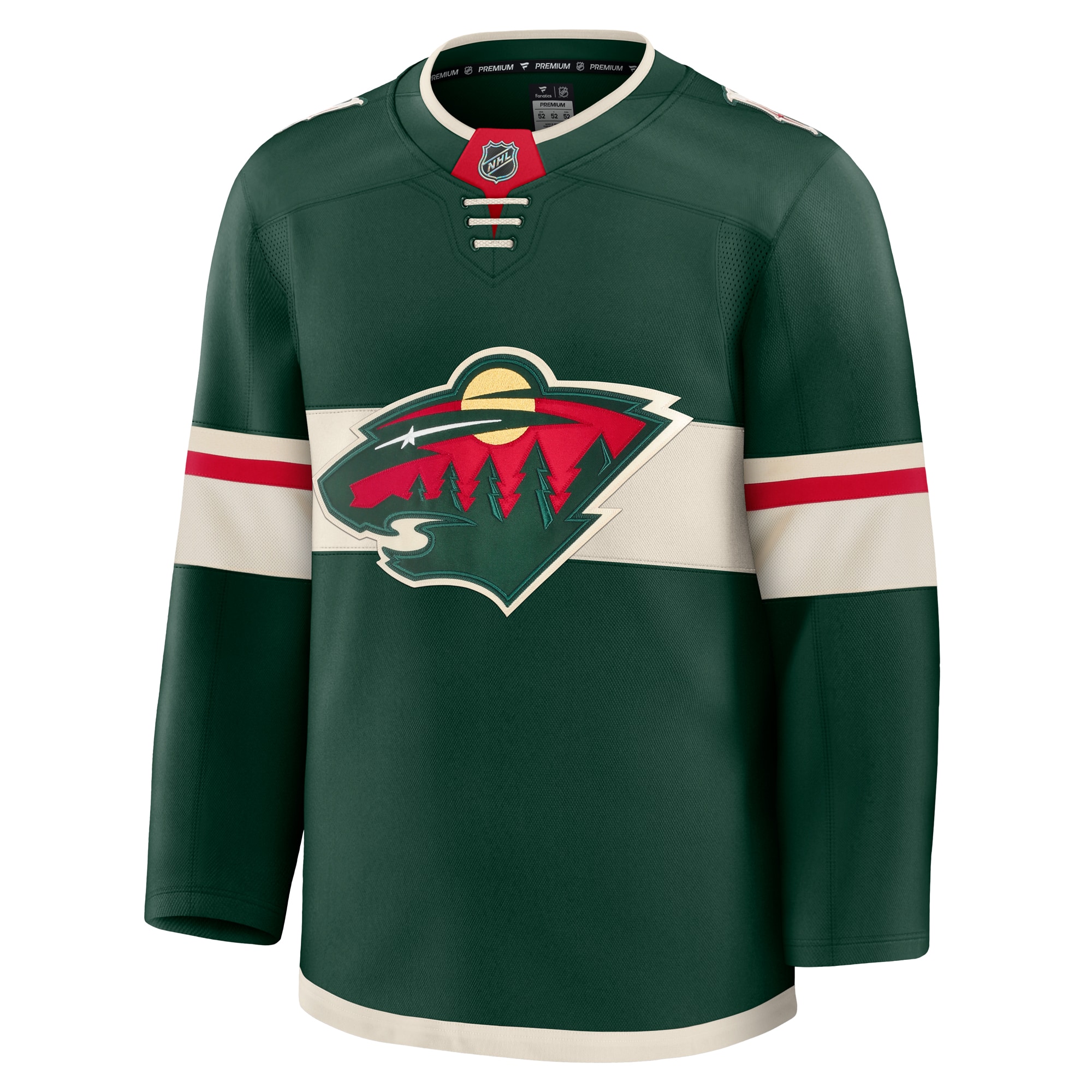 Minnesota Wild Fanatics Home Premium Jersey - Green