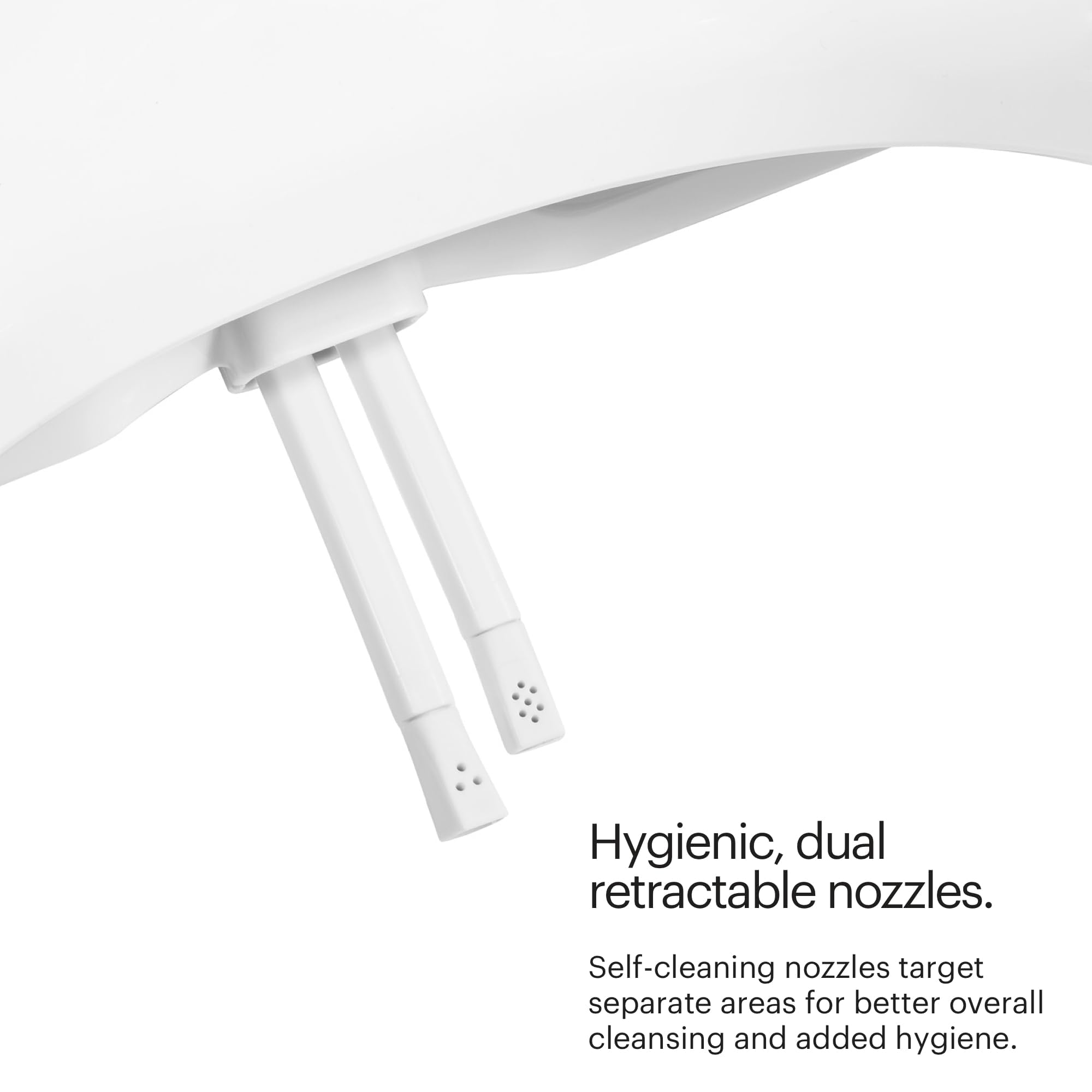 BRONDELL Bidet Toilet Seat Non-Electric for Round Toilets