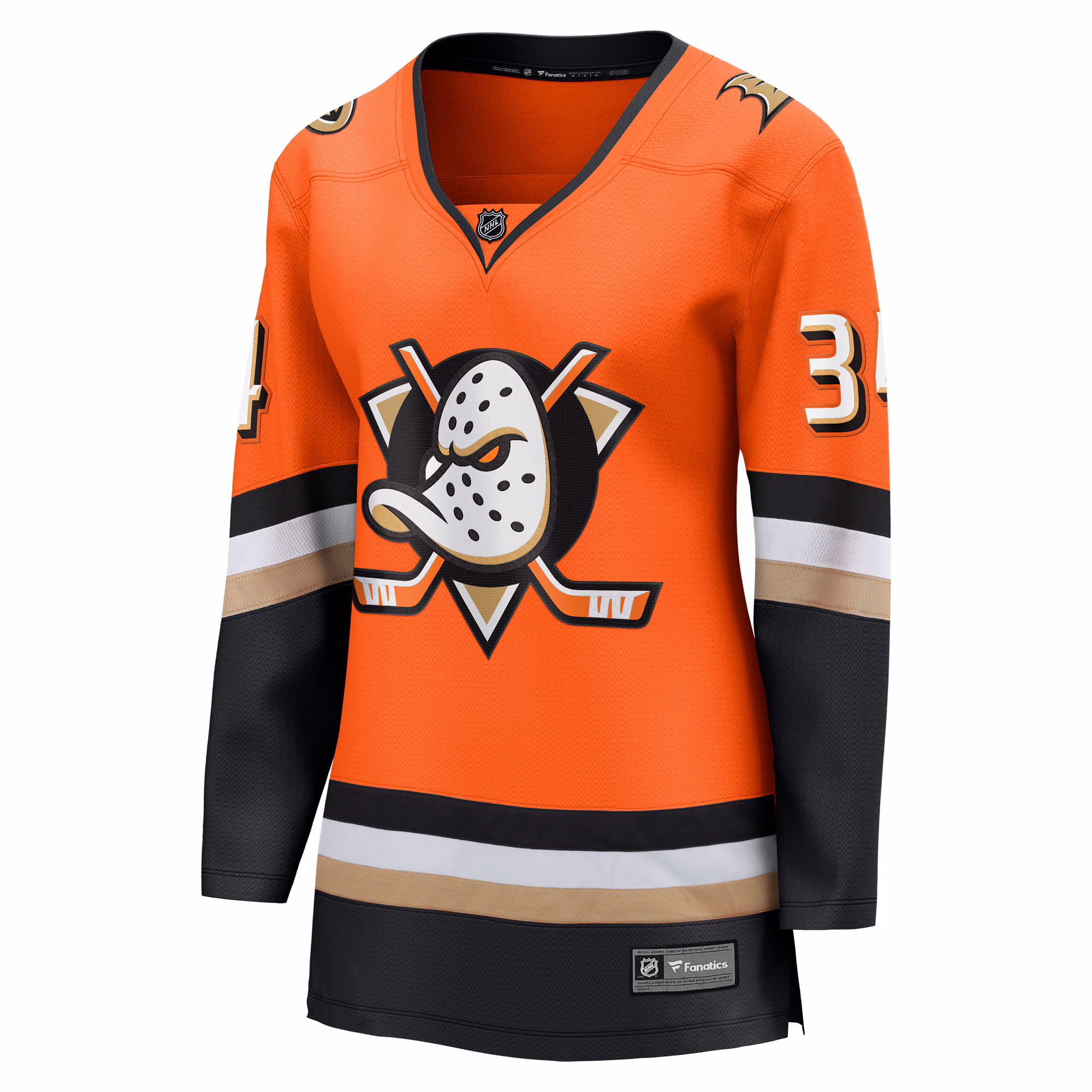 Petr Mrazek Anaheim Ducks Fanatics Women's Home Breakaway Jersey - Orange