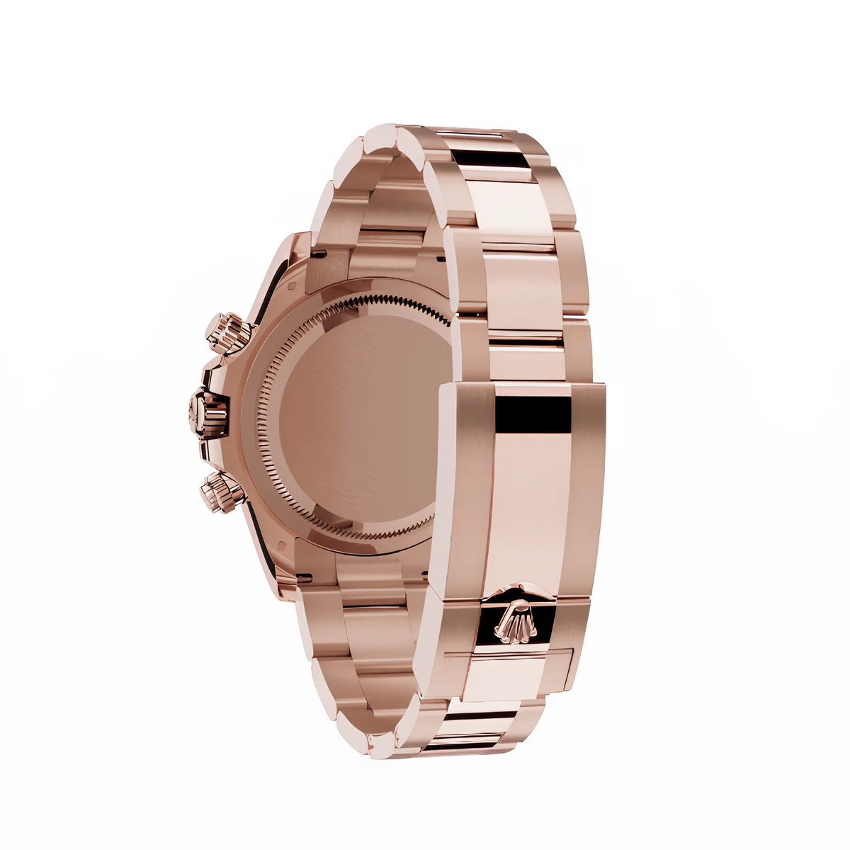 Daytona Cosmograph: Oyster, Everose gold, Bright black and Sundust dial, m126505-0001