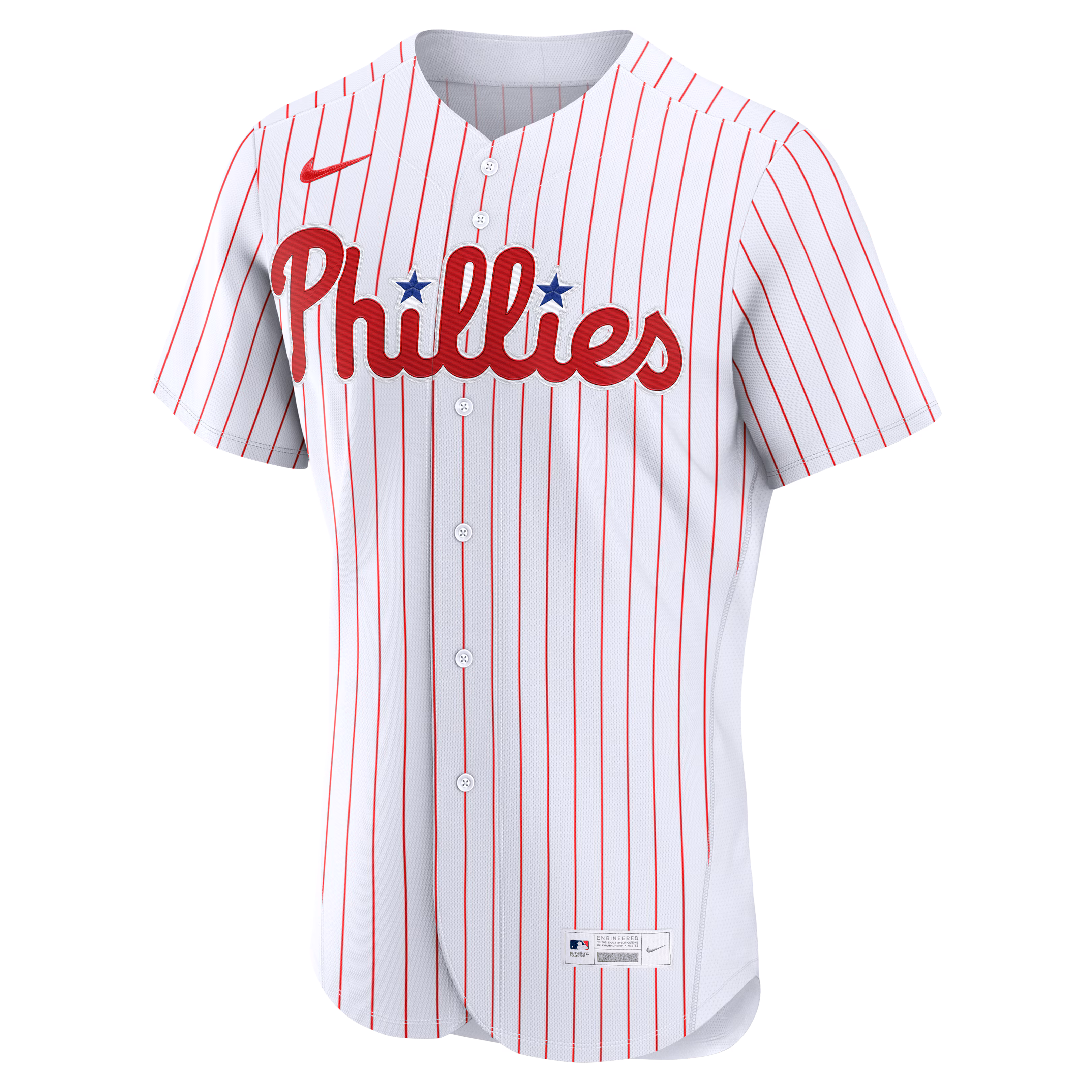 Philadelphia Phillies Nike Home Authentic Custom Jersey - White