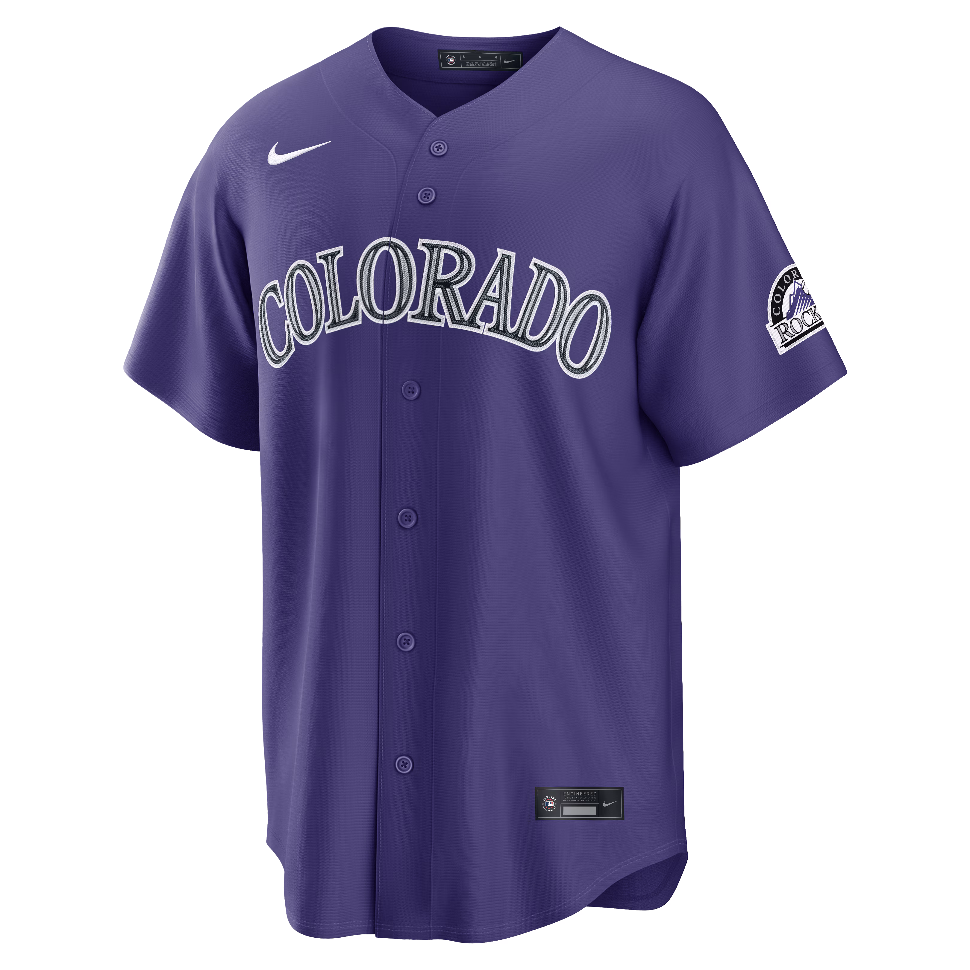 Colorado Rockies Nike  Alternate Stadium Jersey - Purple