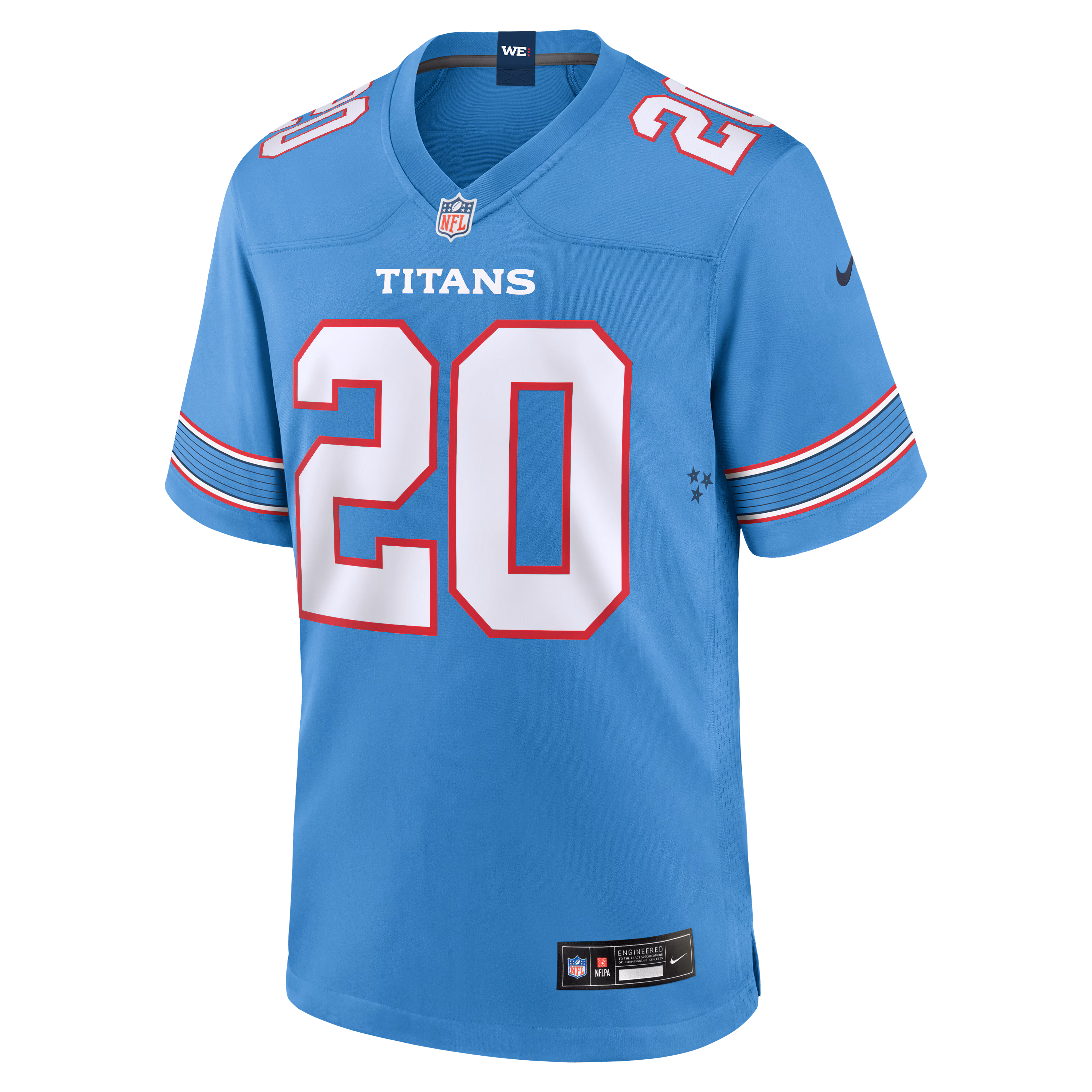 Tony Pollard Tennessee Titans Nike Game Jersey - Light Blue