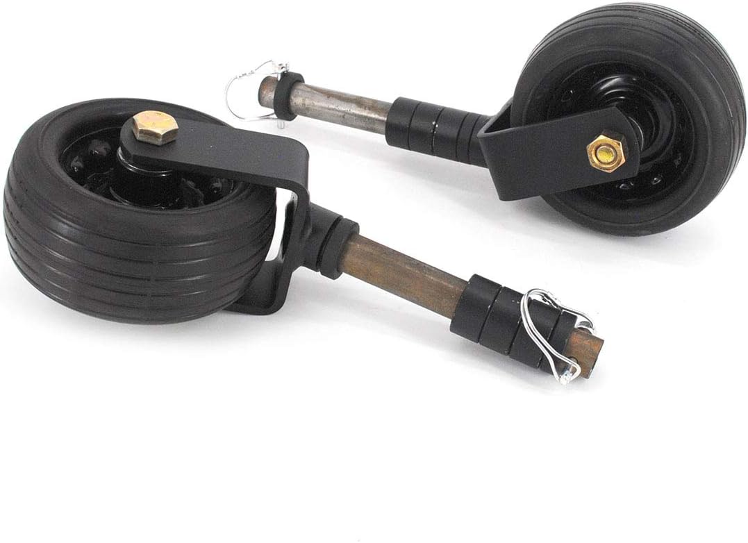 Grasshopper Mower Gauge Wheel Kit, Optional with Fixed-Mount Brooms, Highly Recommended When the Broom is Used for Dethatching, Adjustment Spacers Allow for Desired Pressure, OEM 503282