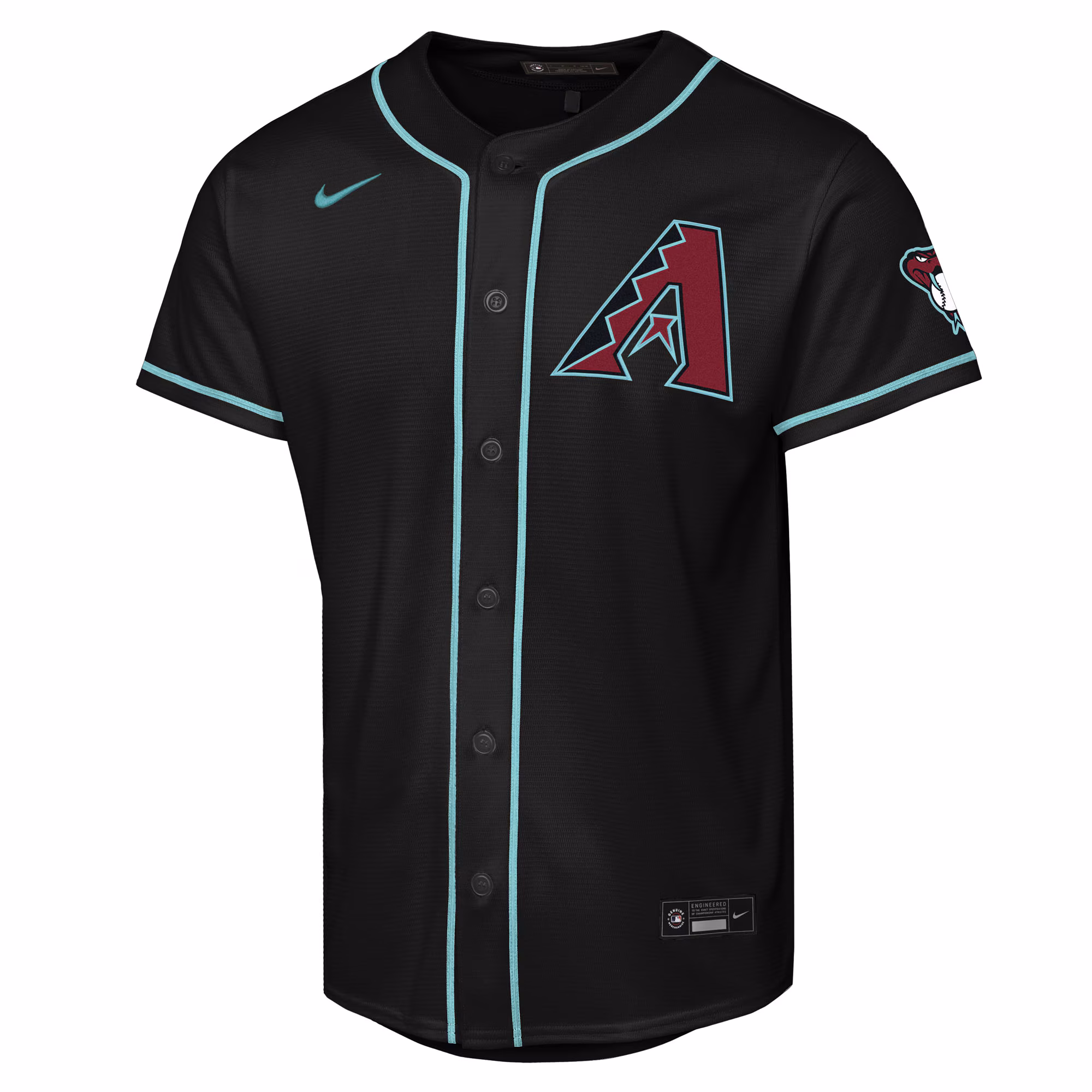 Arizona Diamondbacks Nike Youth Alternate Stadium Jersey - Black