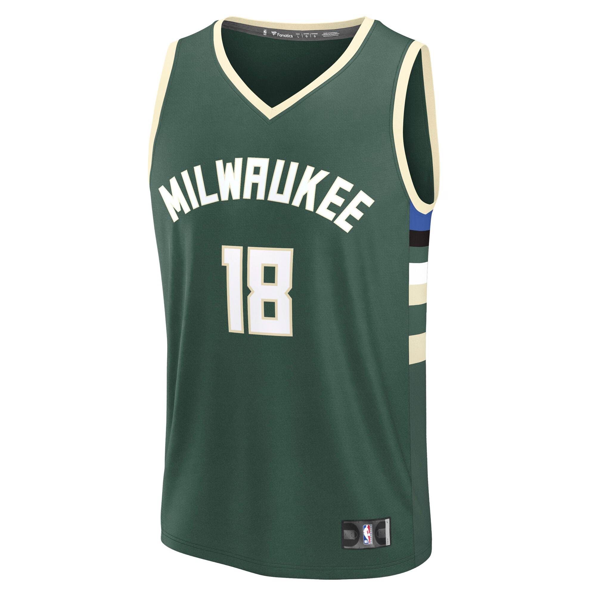 Kyle Kuzma Milwaukee Bucks Fanatics Fast Break Replica Player Jersey - Icon Edition - Hunter Green