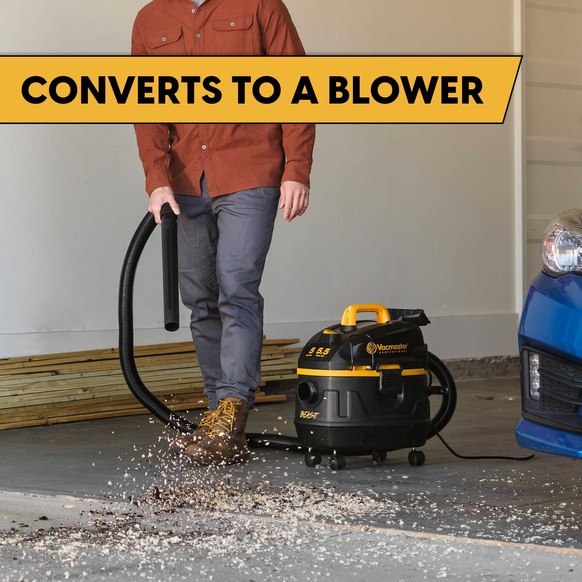 VACMASTER Professional Beast VFB511H 5-Gallon Wet/Dry Vac
